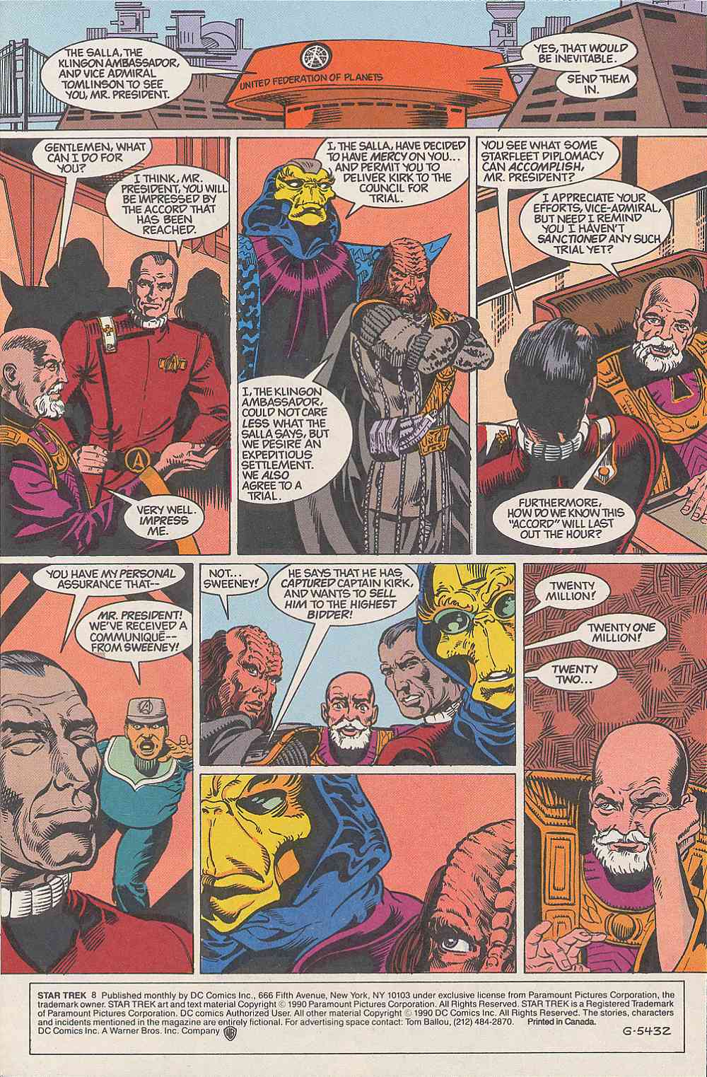 Read online Star Trek (1989) comic -  Issue #8 - 2