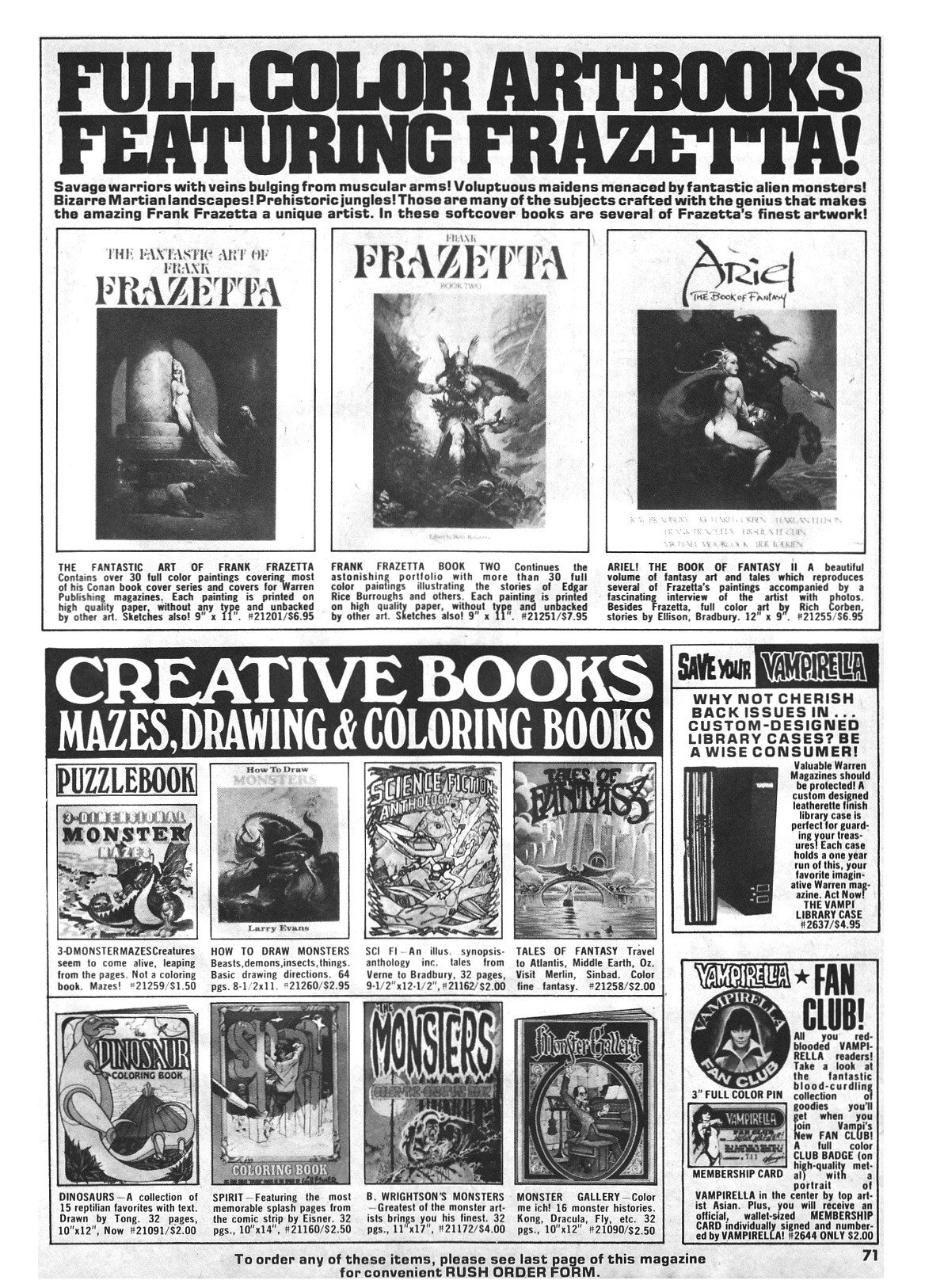 Read online Vampirella (1969) comic -  Issue #65 - 71