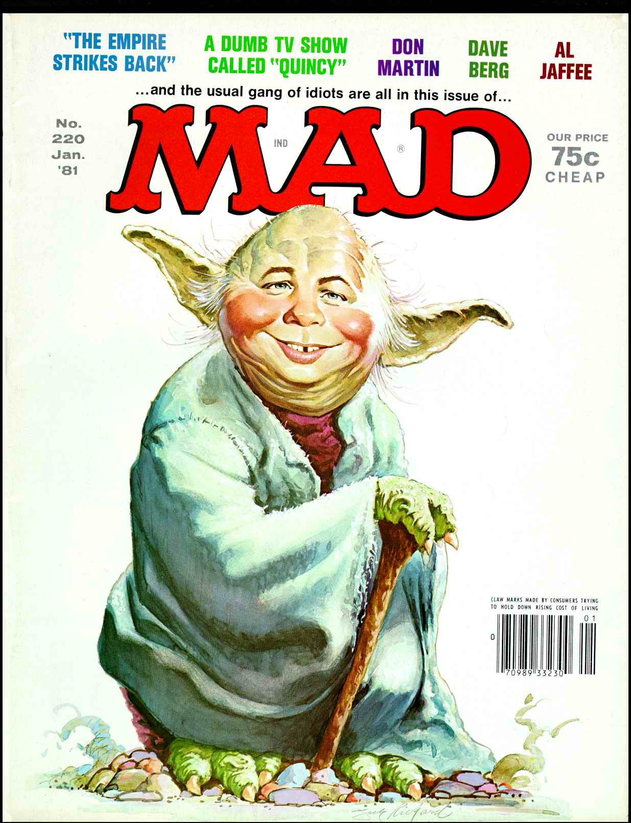 Read online MAD comic -  Issue #220 - 1