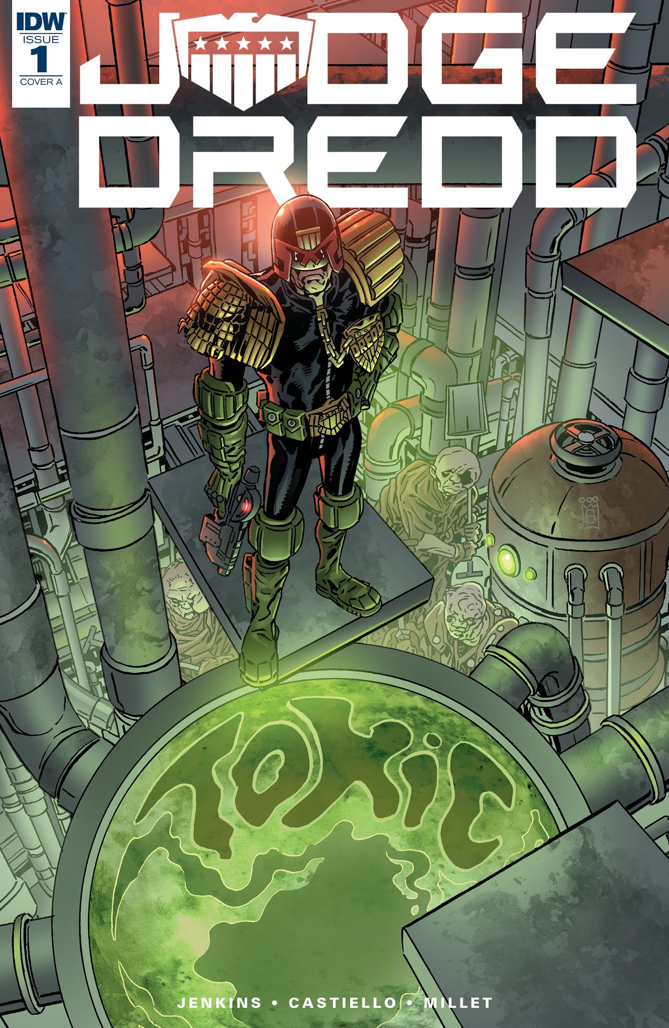 Read online Judge Dredd: Toxic comic -  Issue #1 - 1