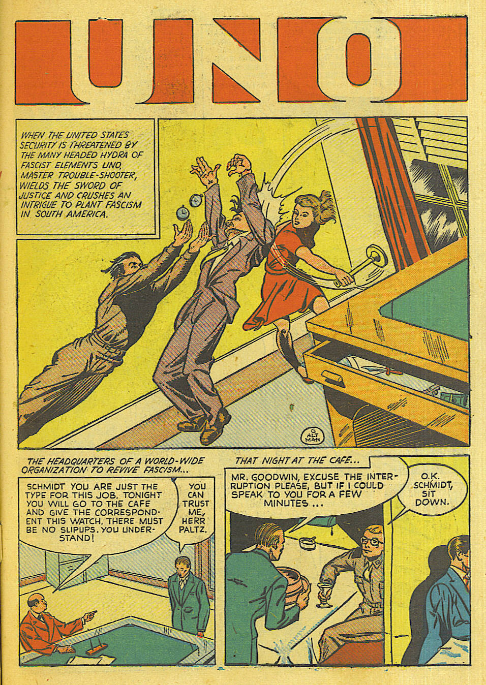 Read online Super-Mystery Comics comic -  Issue #32 - 2