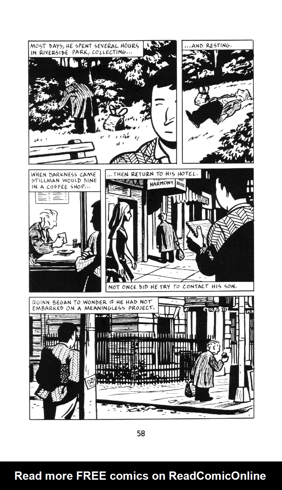 Read online Neon Lit: Paul Auster's City of Glass comic -  Issue # TPB (Part 1) - 64