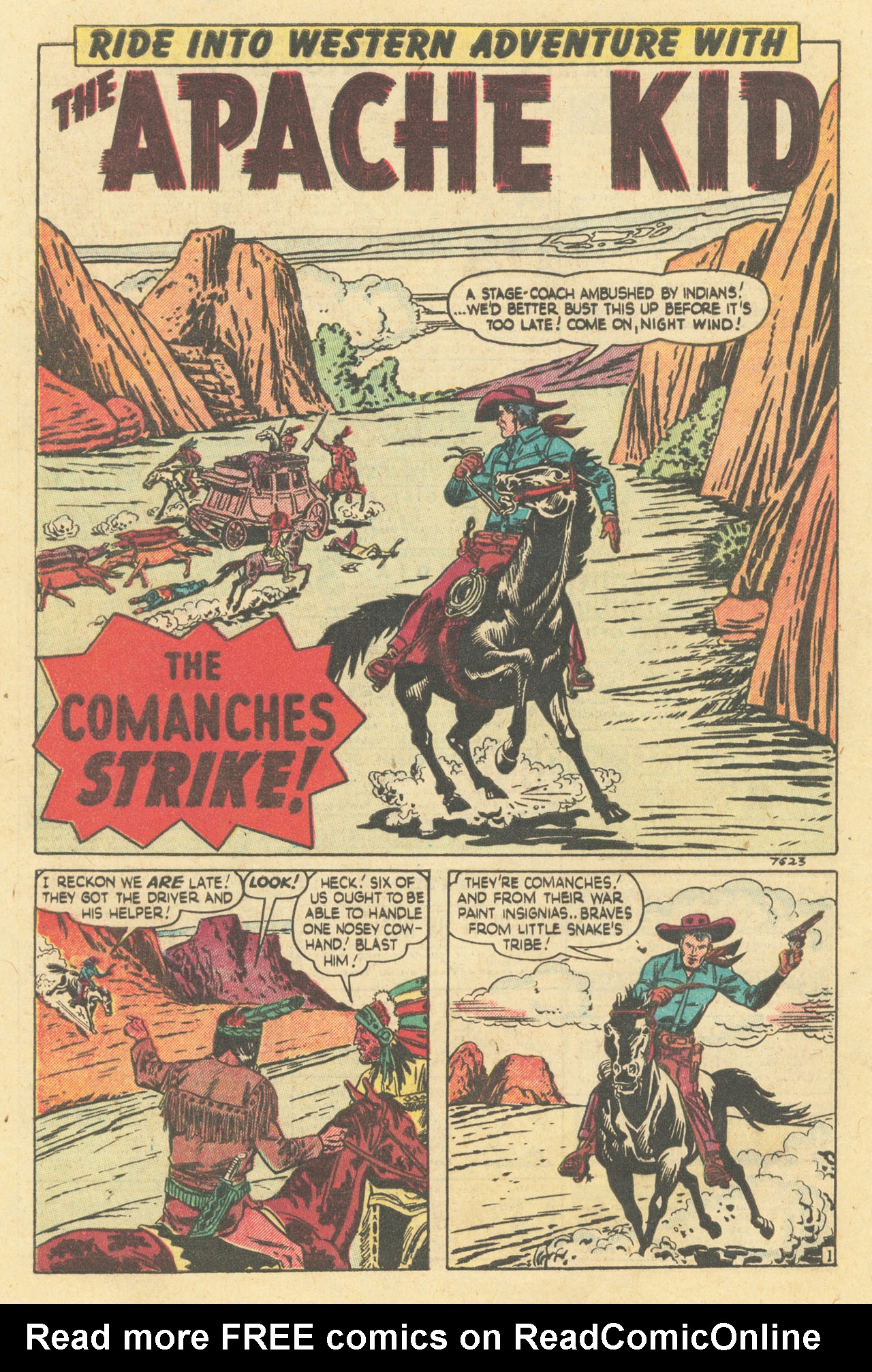 Read online Apache Kid comic -  Issue #53 - 28