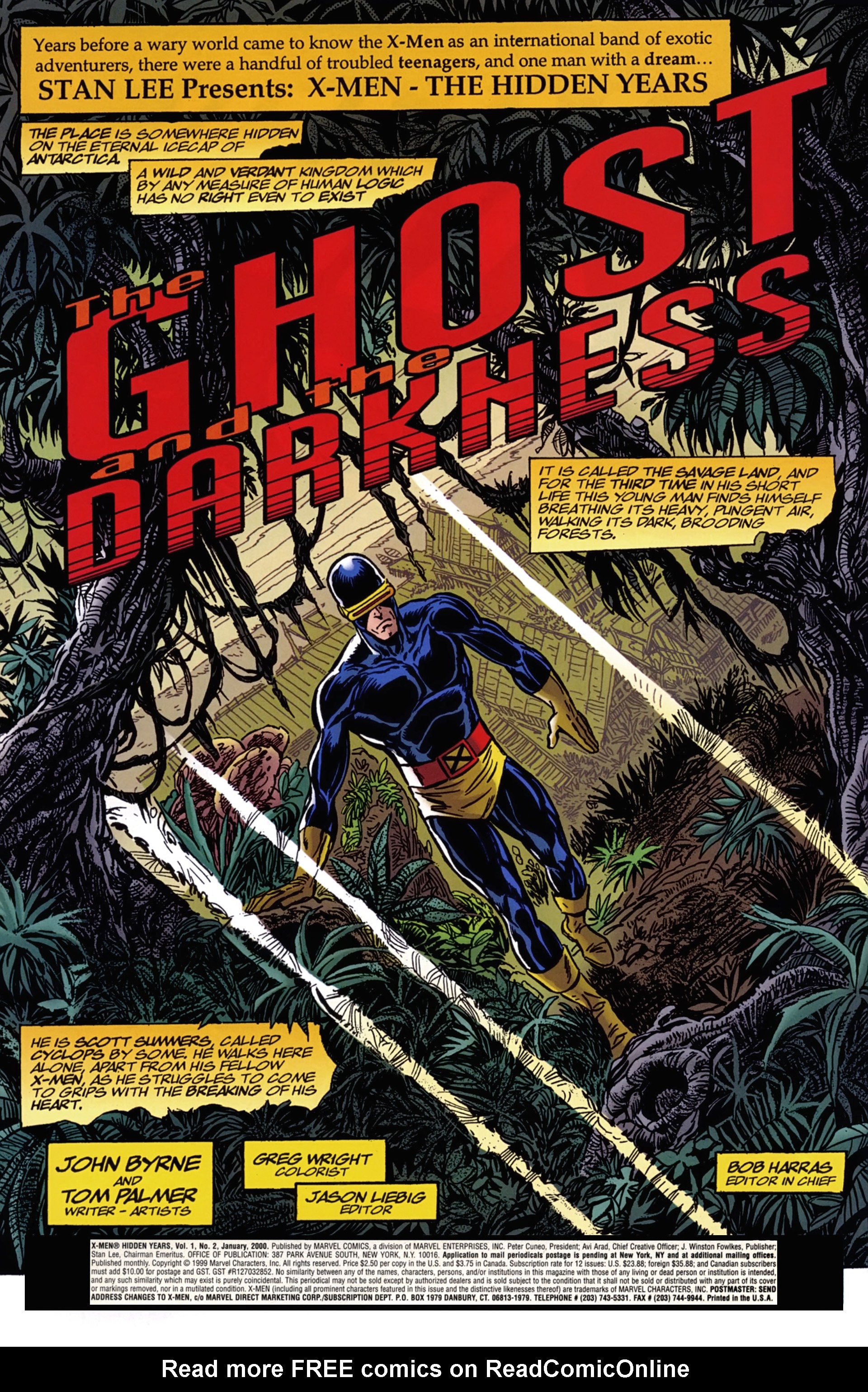 Read online X-Men: Hidden Years comic -  Issue #2 - 2