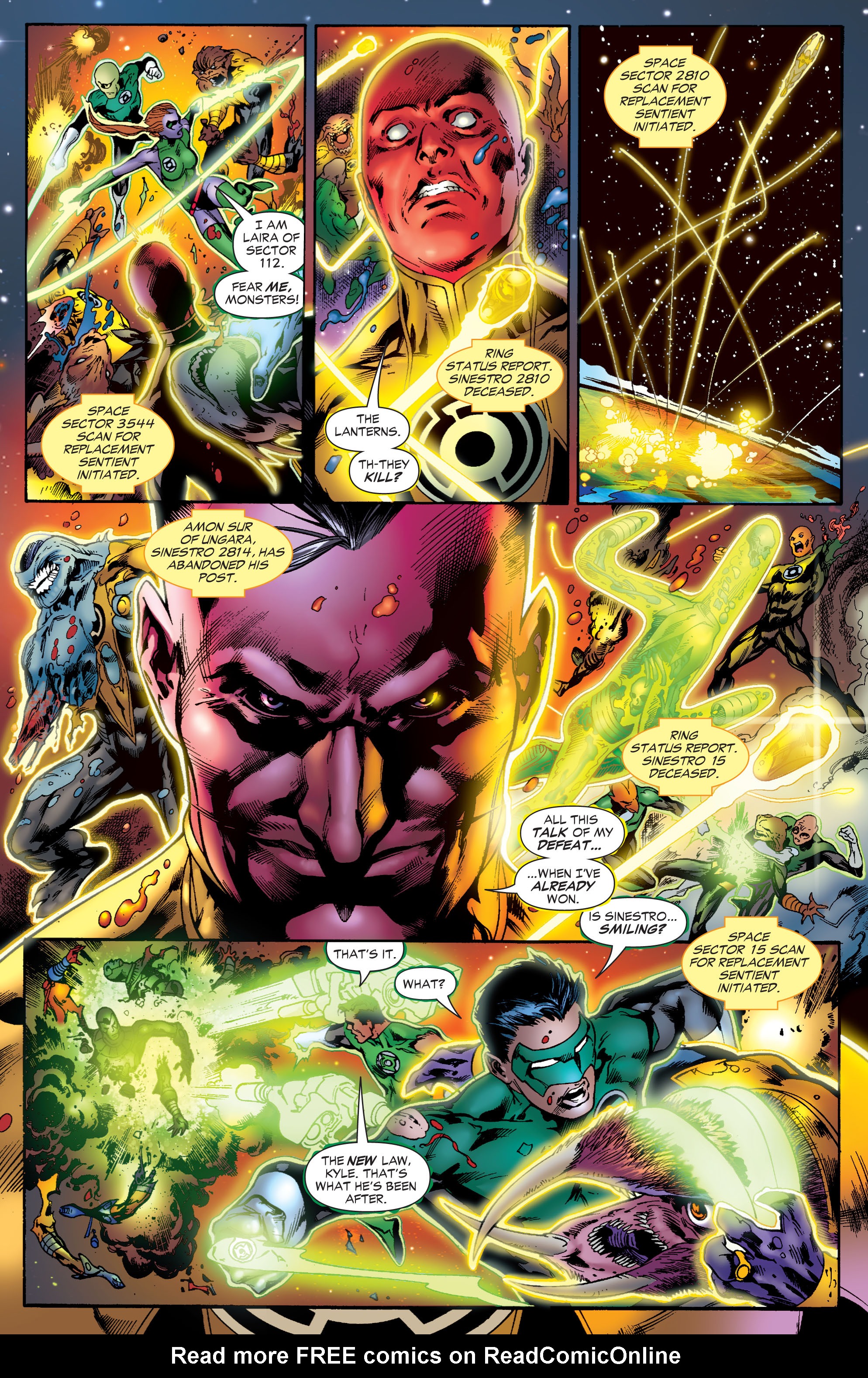 Read online Green Lantern: The Sinestro Corps War comic -  Issue # Full - 262