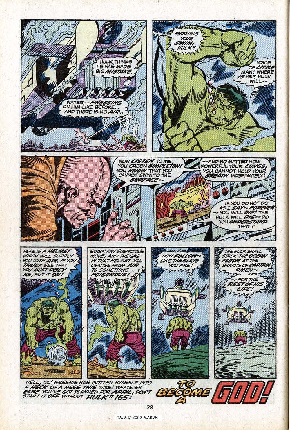 Read online The Incredible Hulk (1968) comic -  Issue #164 - 30