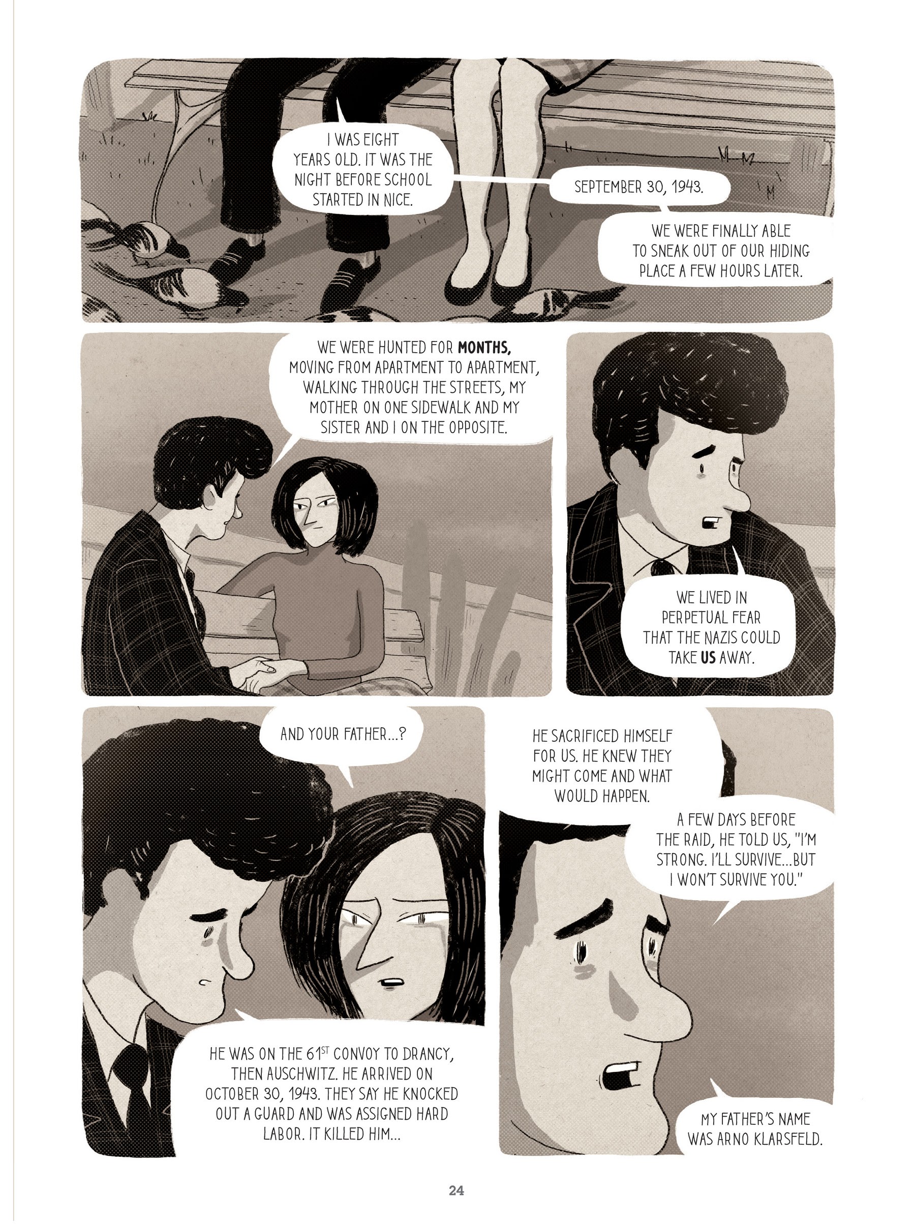 Read online For Justice: The Serge & Beate Klarsfeld Story comic -  Issue # TPB (Part 1) - 25