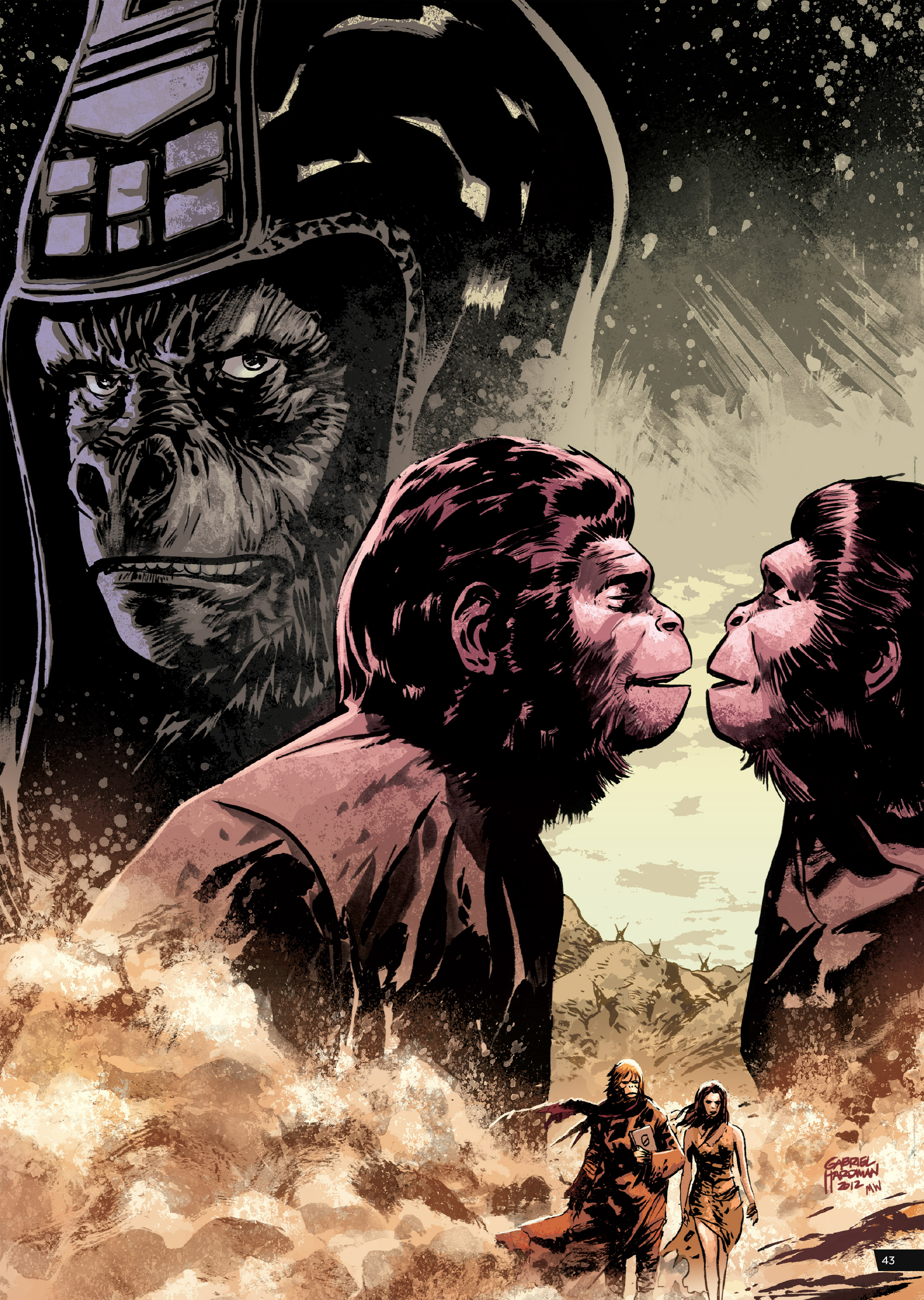 Read online Planet of the Apes Artist Tribute comic -  Issue # TPB - 43
