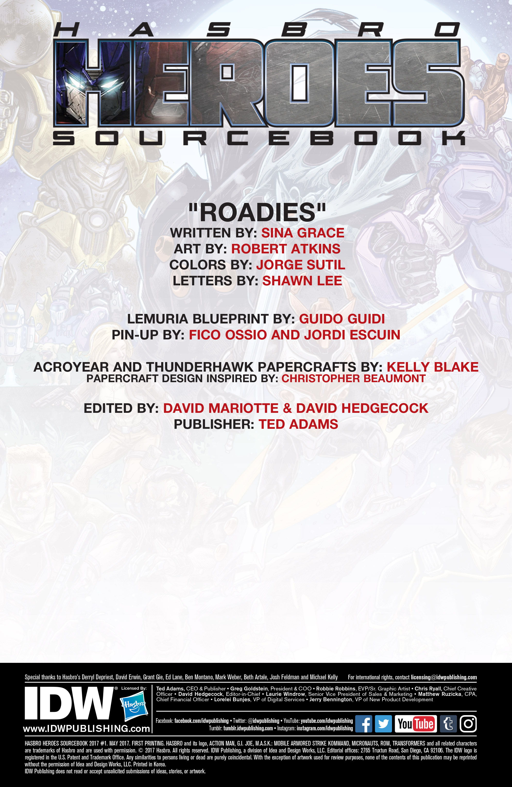 Read online Hasbro Heroes Sourcebook comic -  Issue #1 - 2