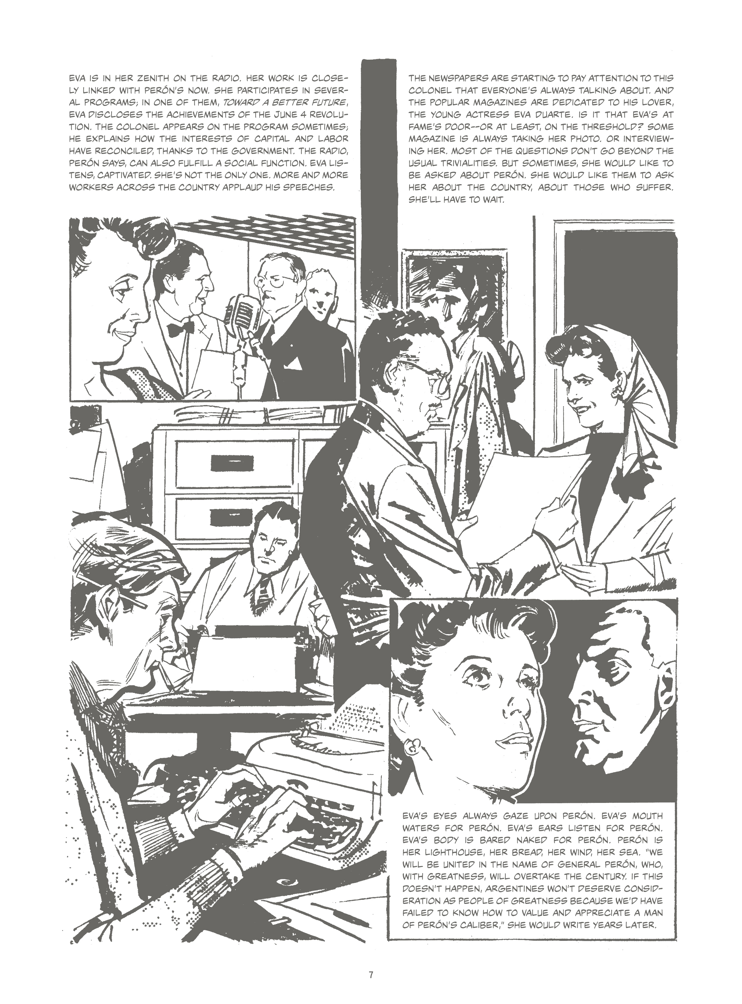 Read online Evita, the Life and Work of Eva Perón comic -  Issue # TPB - 12