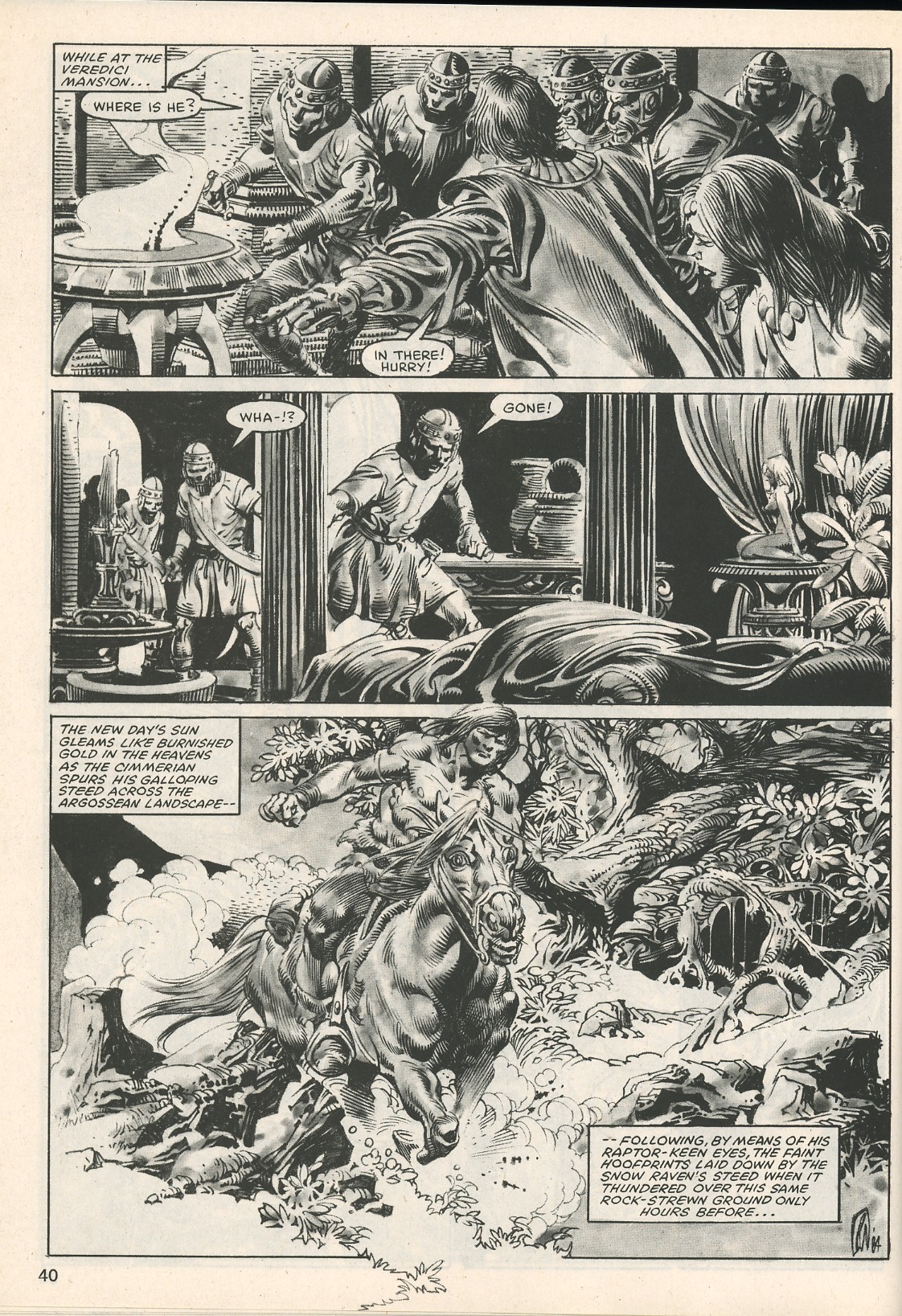 Read online The Savage Sword Of Conan comic -  Issue #107 - 40