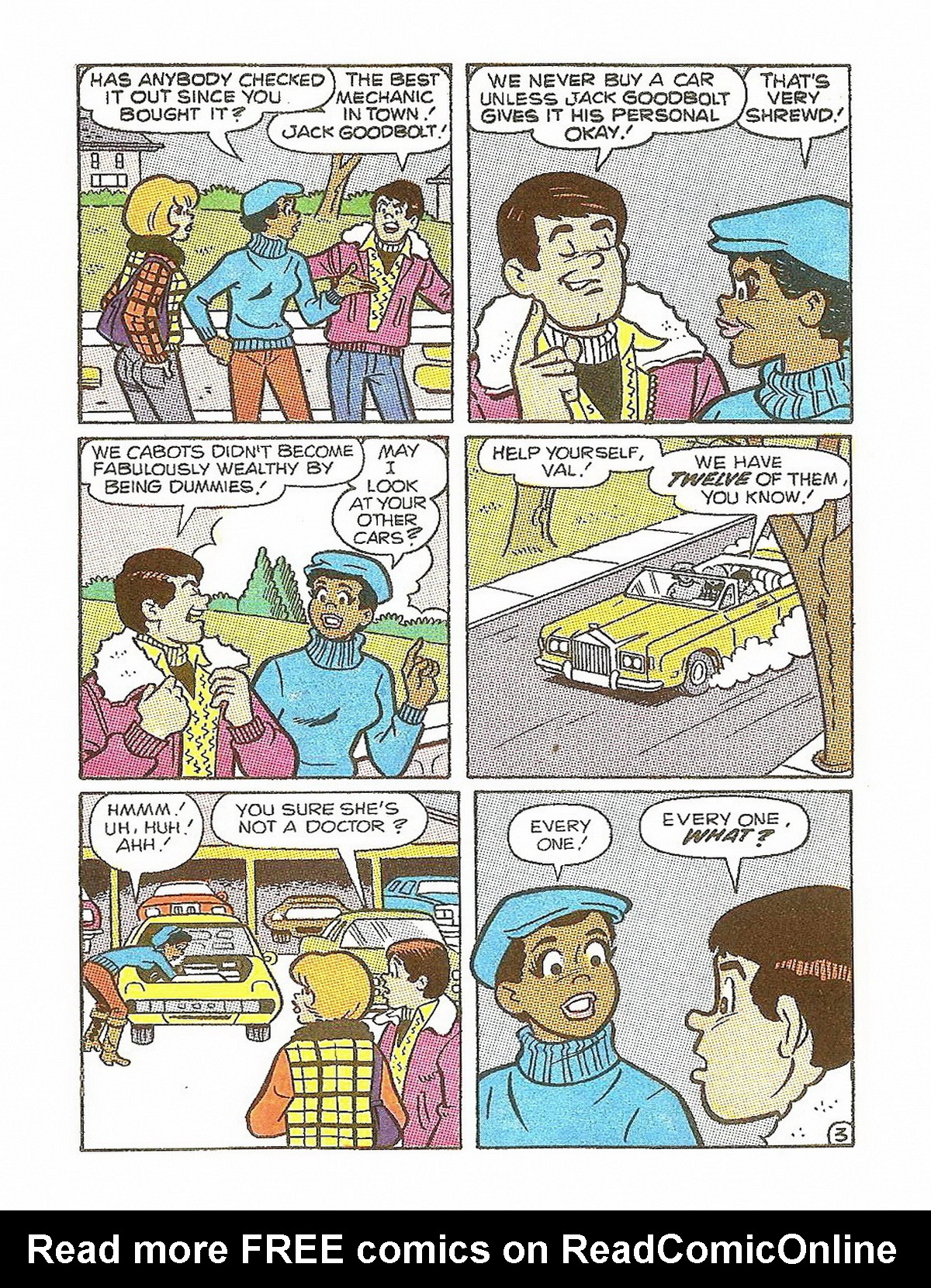 Read online Betty and Veronica Digest Magazine comic -  Issue #29 - 154