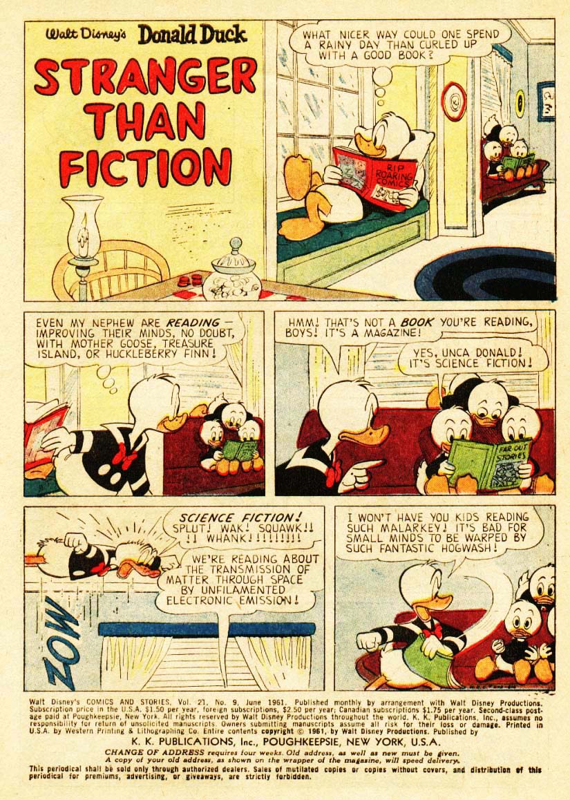 Read online Walt Disney's Comics and Stories comic -  Issue #249 - 2