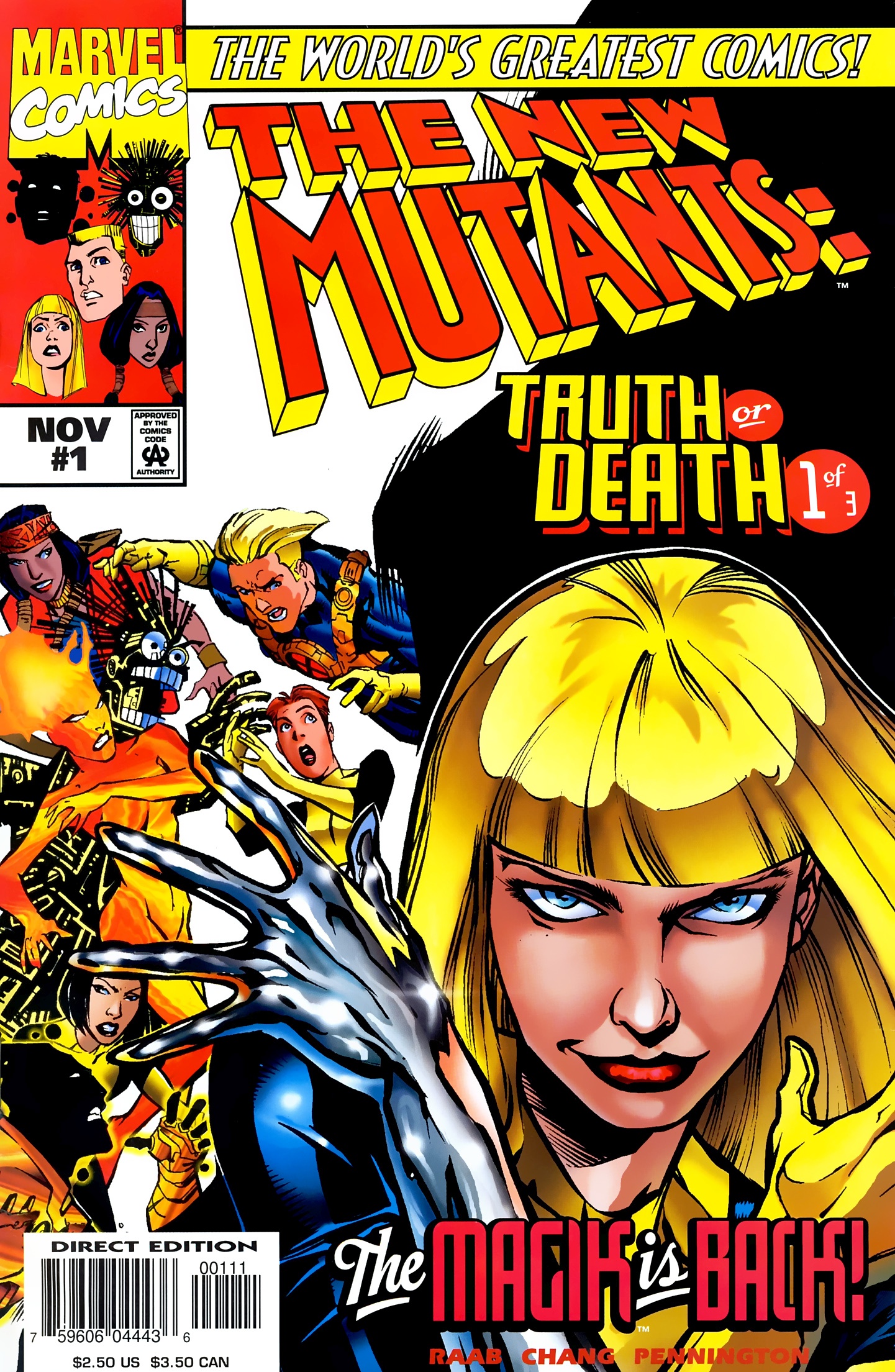 Read online New Mutants: Truth or Death comic -  Issue #1 - 1