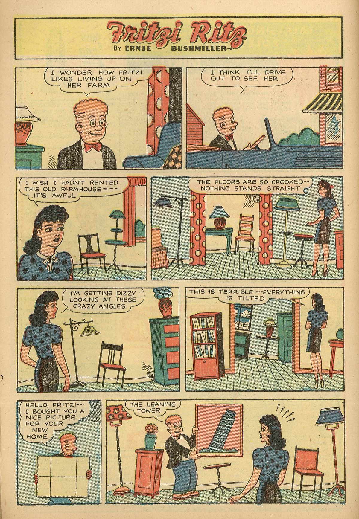 Read online Fritzi Ritz (1948) comic -  Issue #3 - 8