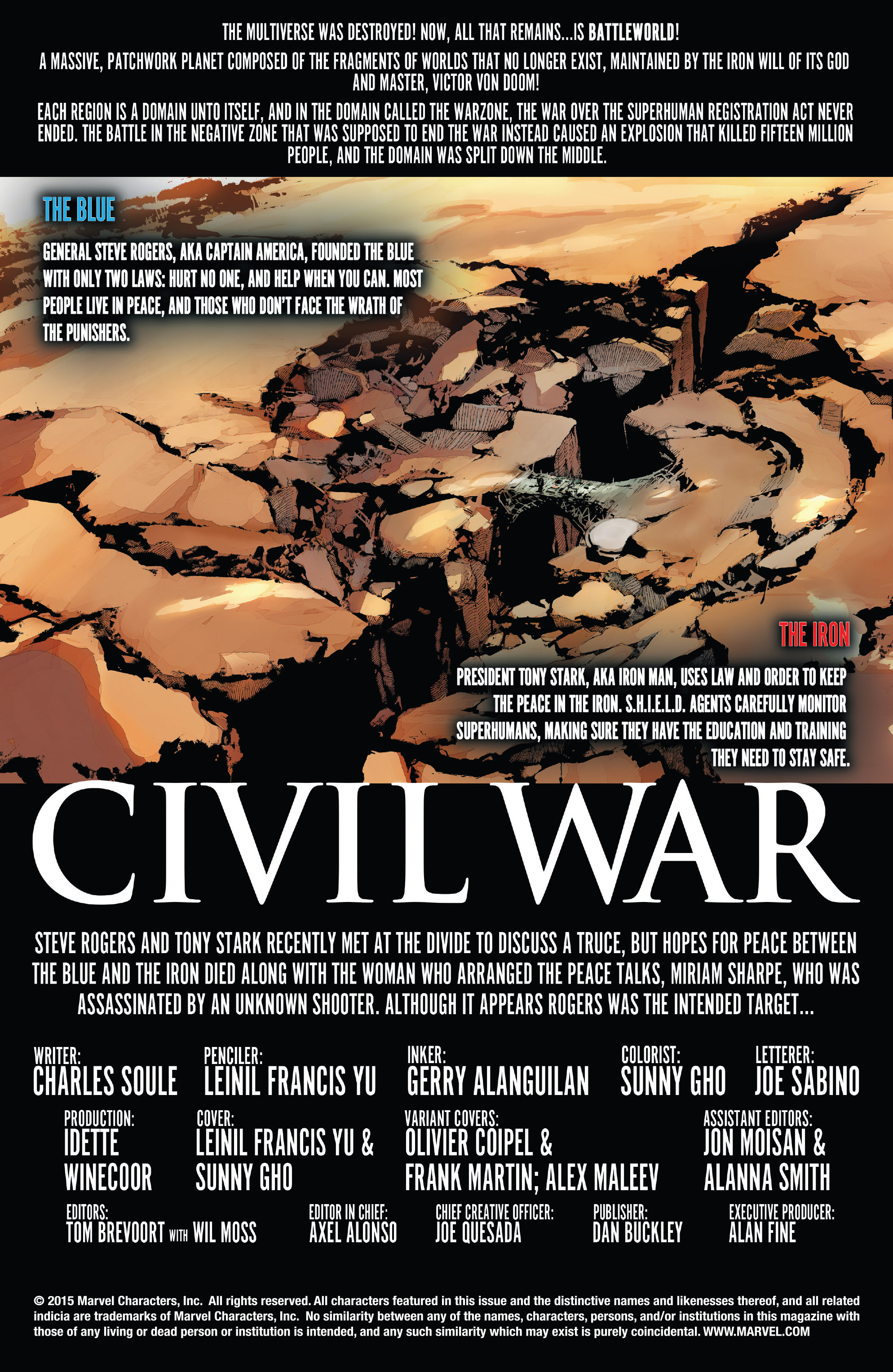 Read online Civil War (2015) comic -  Issue #2 - 2