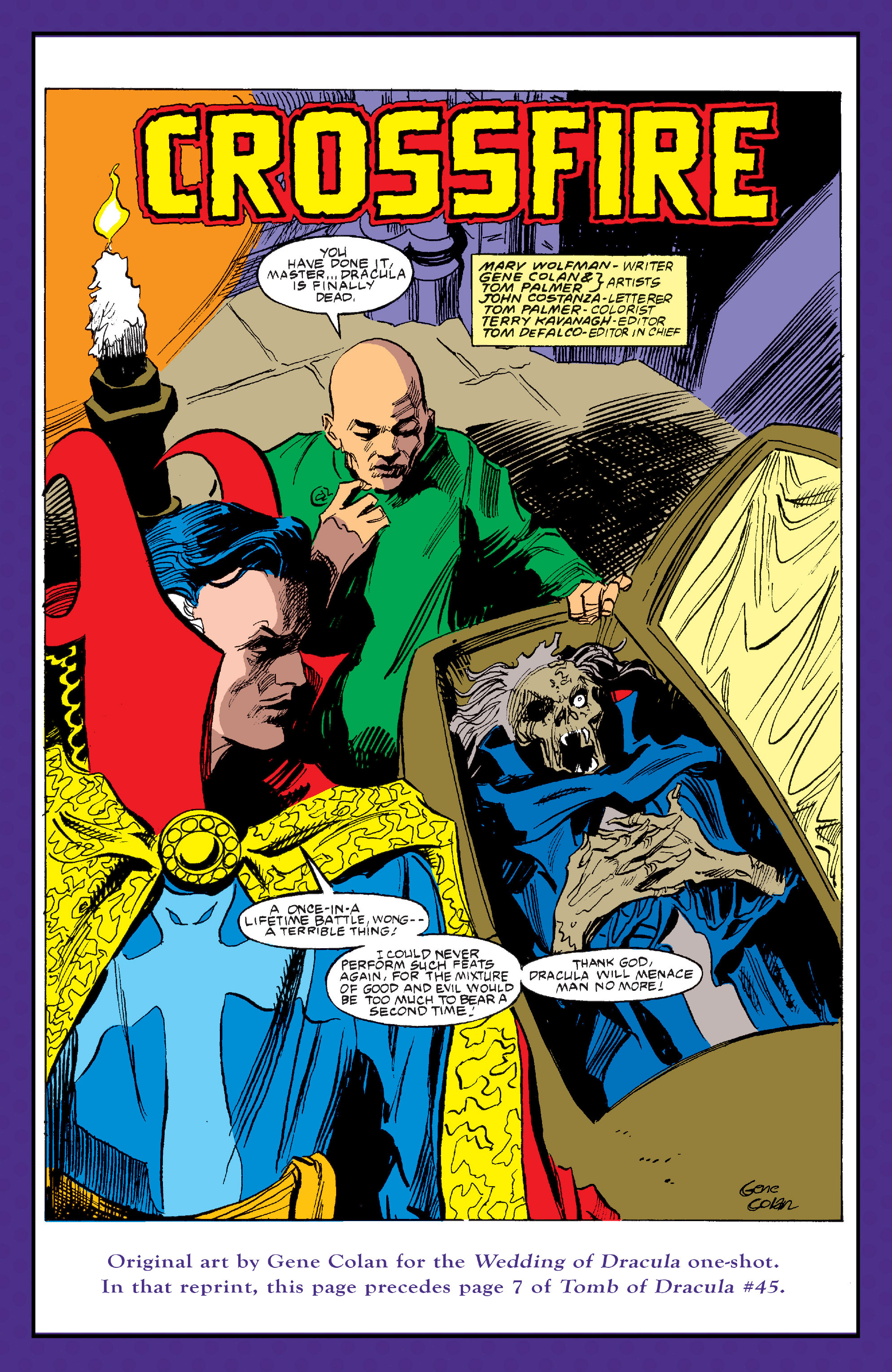 Read online Doctor Strange vs. Dracula comic -  Issue # TPB - 155