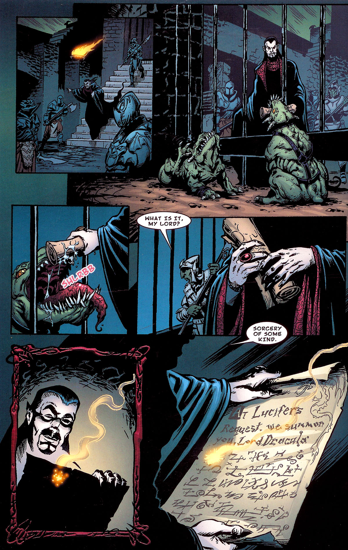 Read online Dracula vs King Arthur comic -  Issue #1 - 12