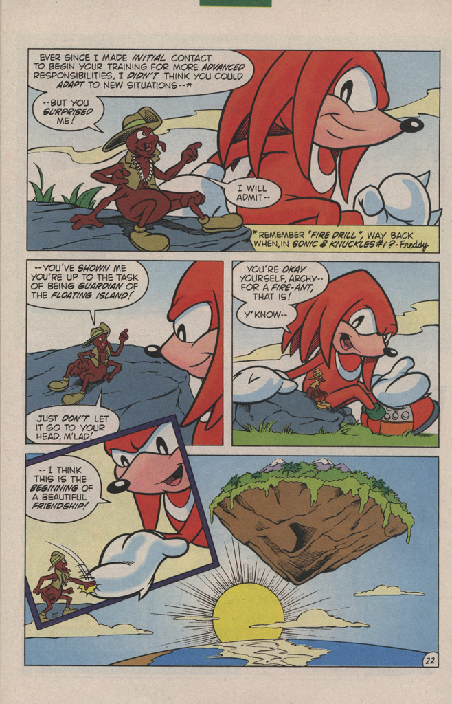 Read online Sonic's Friendly Nemesis, Knuckles comic -  Issue #3 - 30