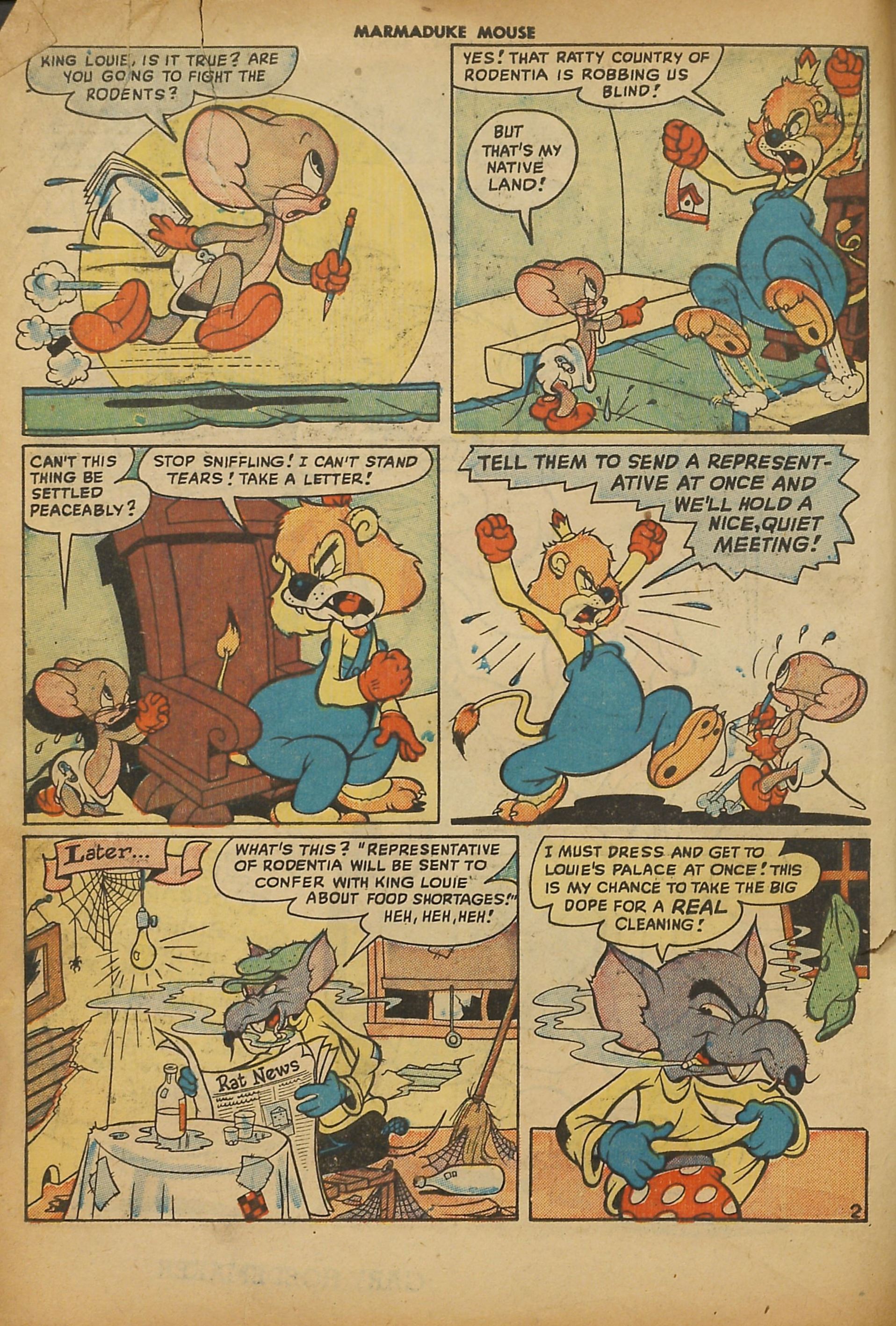 Read online Marmaduke Mouse comic -  Issue #11 - 5