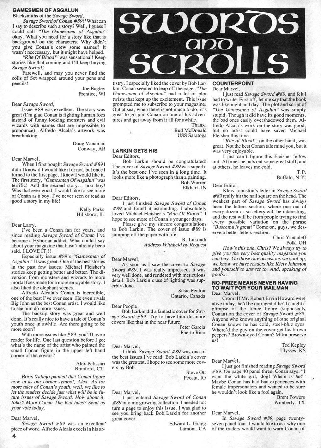 Read online The Savage Sword Of Conan comic -  Issue #93 - 4