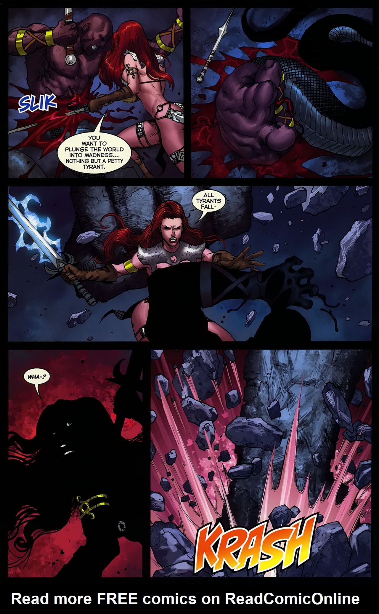 Read online Sword of Red Sonja: Doom of the Gods comic -  Issue #4 - 9