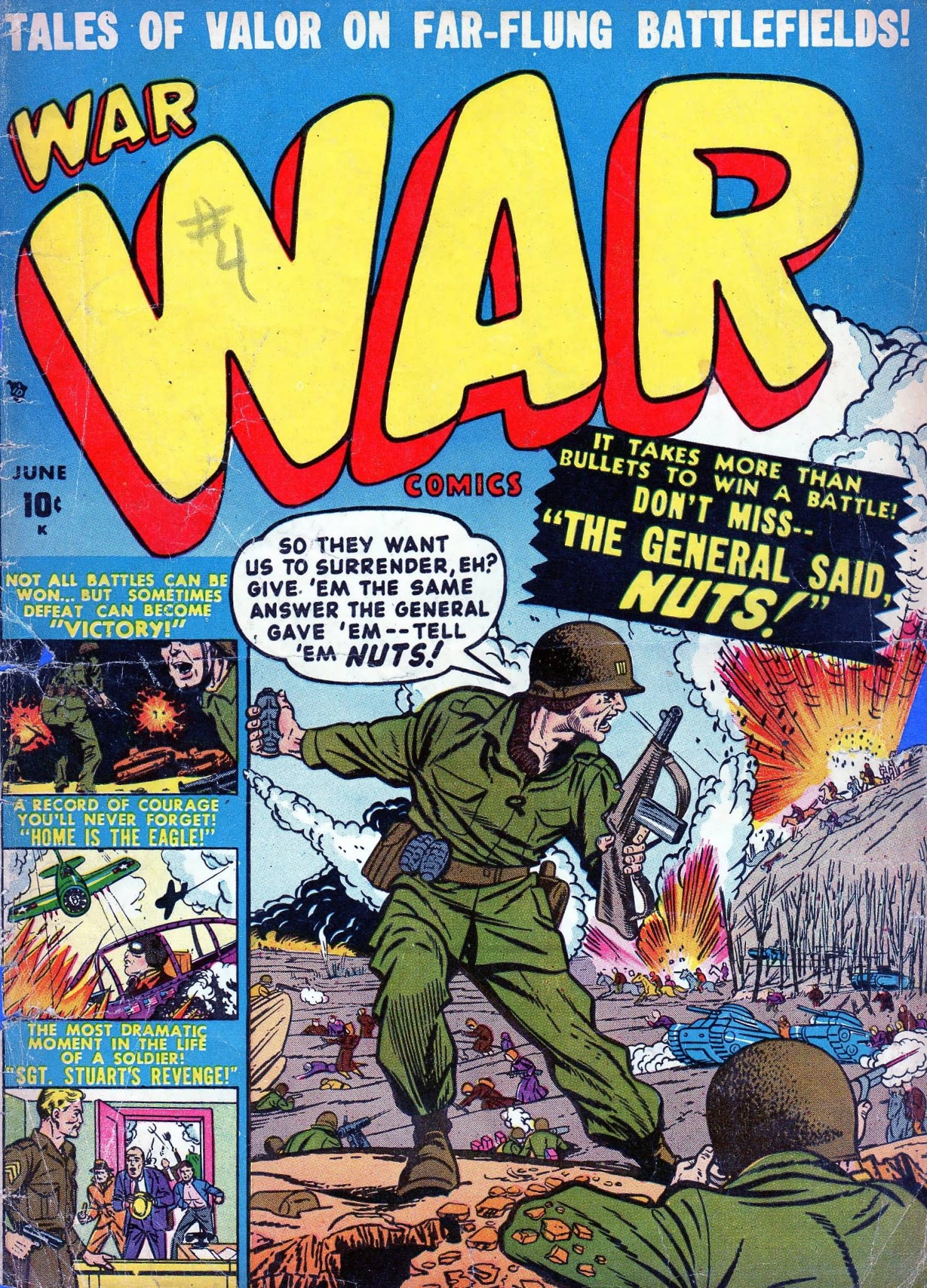 Read online War Comics comic -  Issue #4 - 1