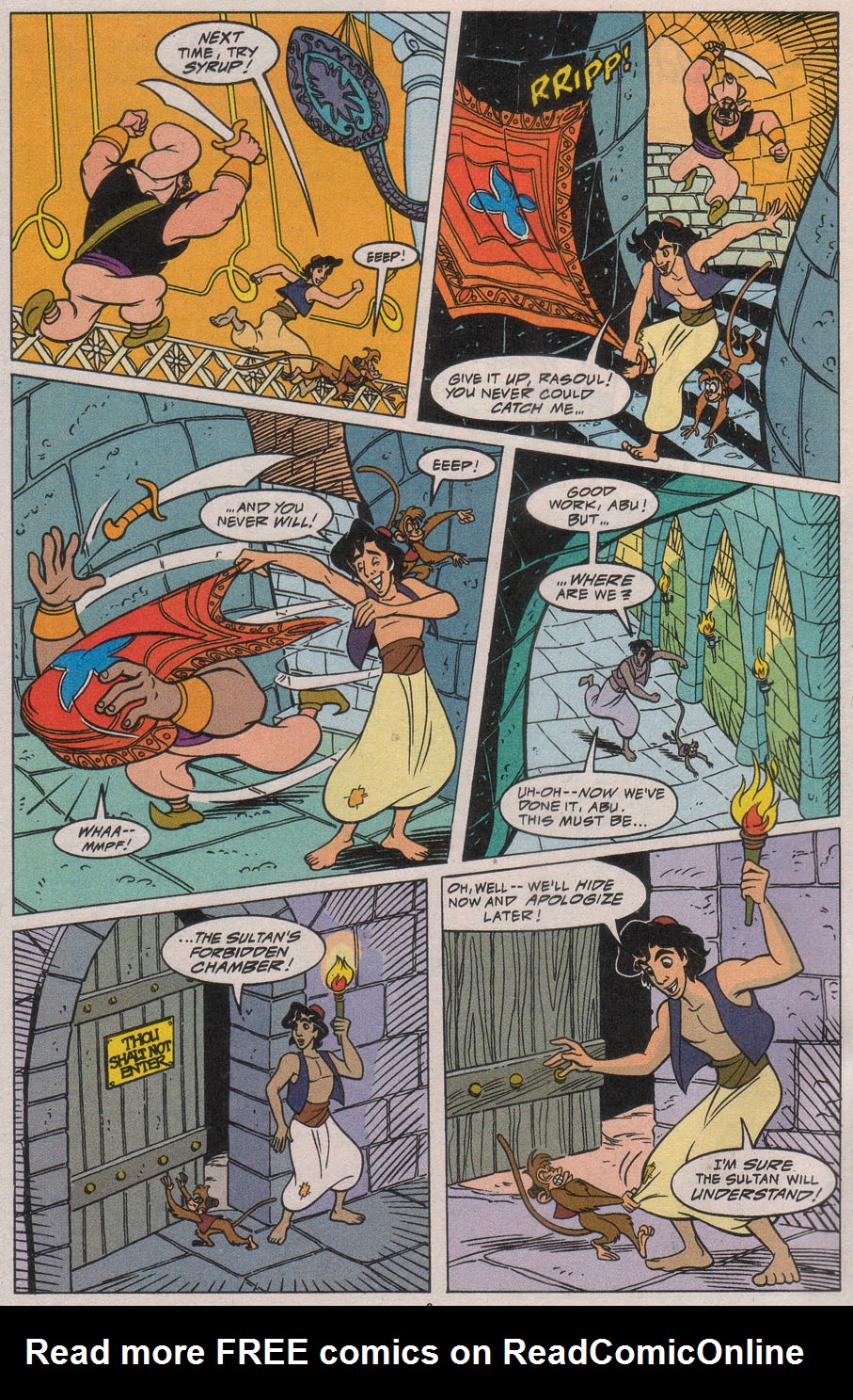 Read online Disney's Aladdin comic -  Issue #1 - 4