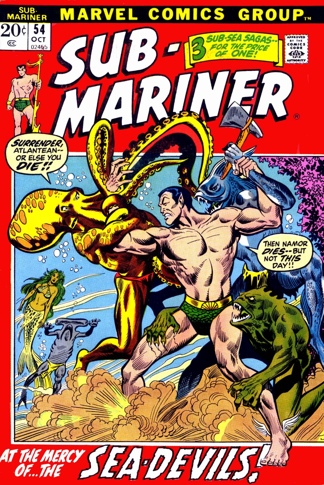 Read online The Sub-Mariner comic -  Issue #54 - 1