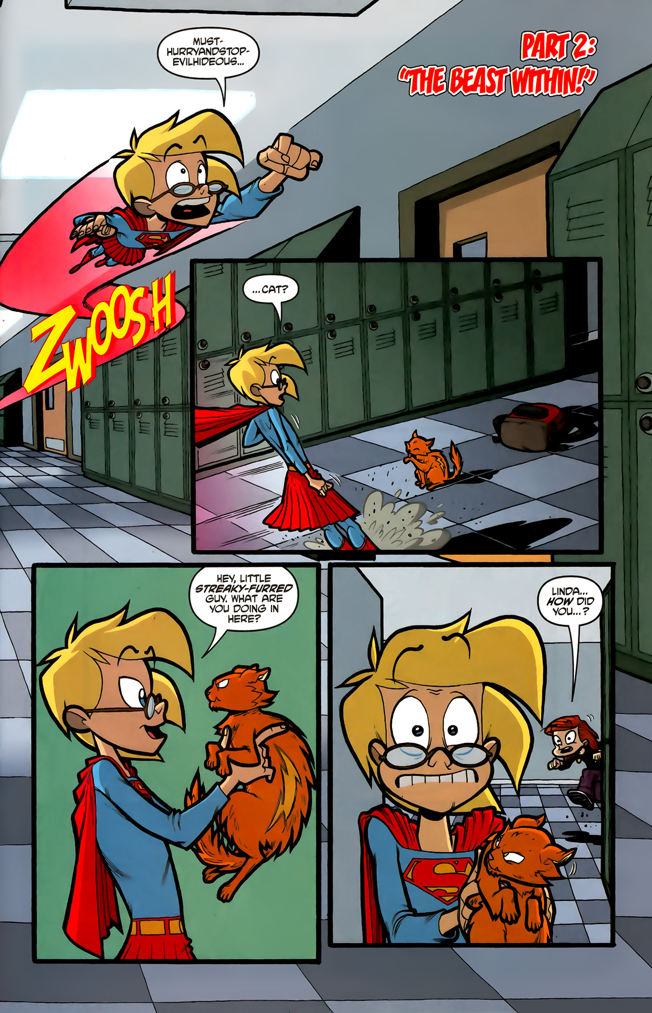 Read online Supergirl: Cosmic Adventures in the 8th Grade comic -  Issue #4 - 8