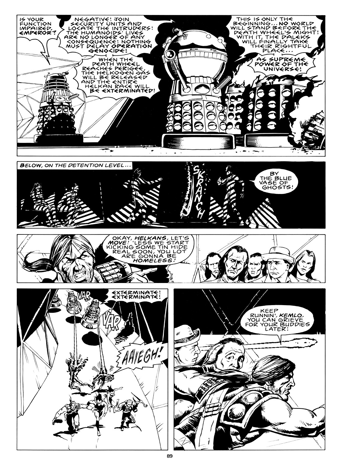 Read online Marvel Graphic Novel comic -  Issue #4 Abslom Daak, Dalek Killer - 84