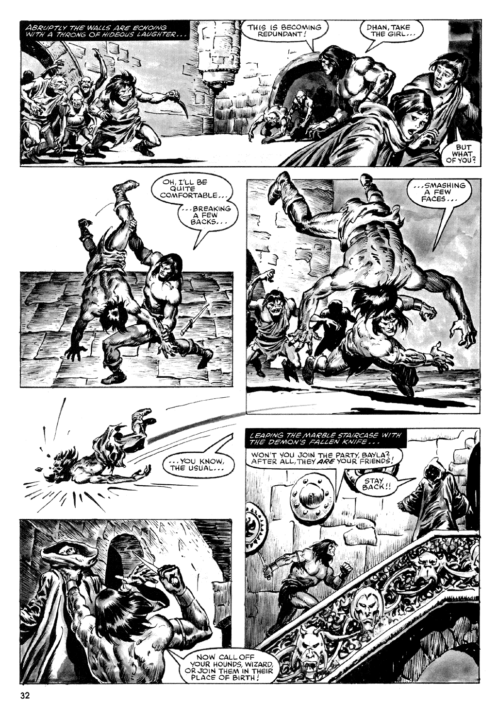 Read online The Savage Sword Of Conan comic -  Issue #72 - 32