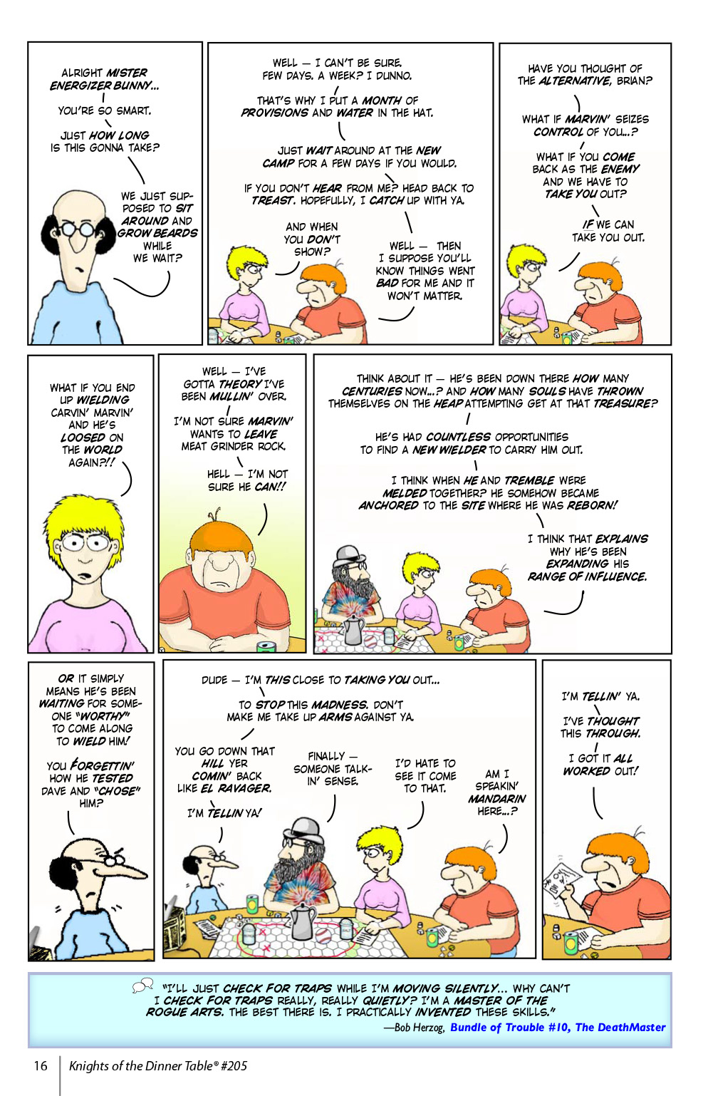 Read online Knights of the Dinner Table comic -  Issue #205 - 18