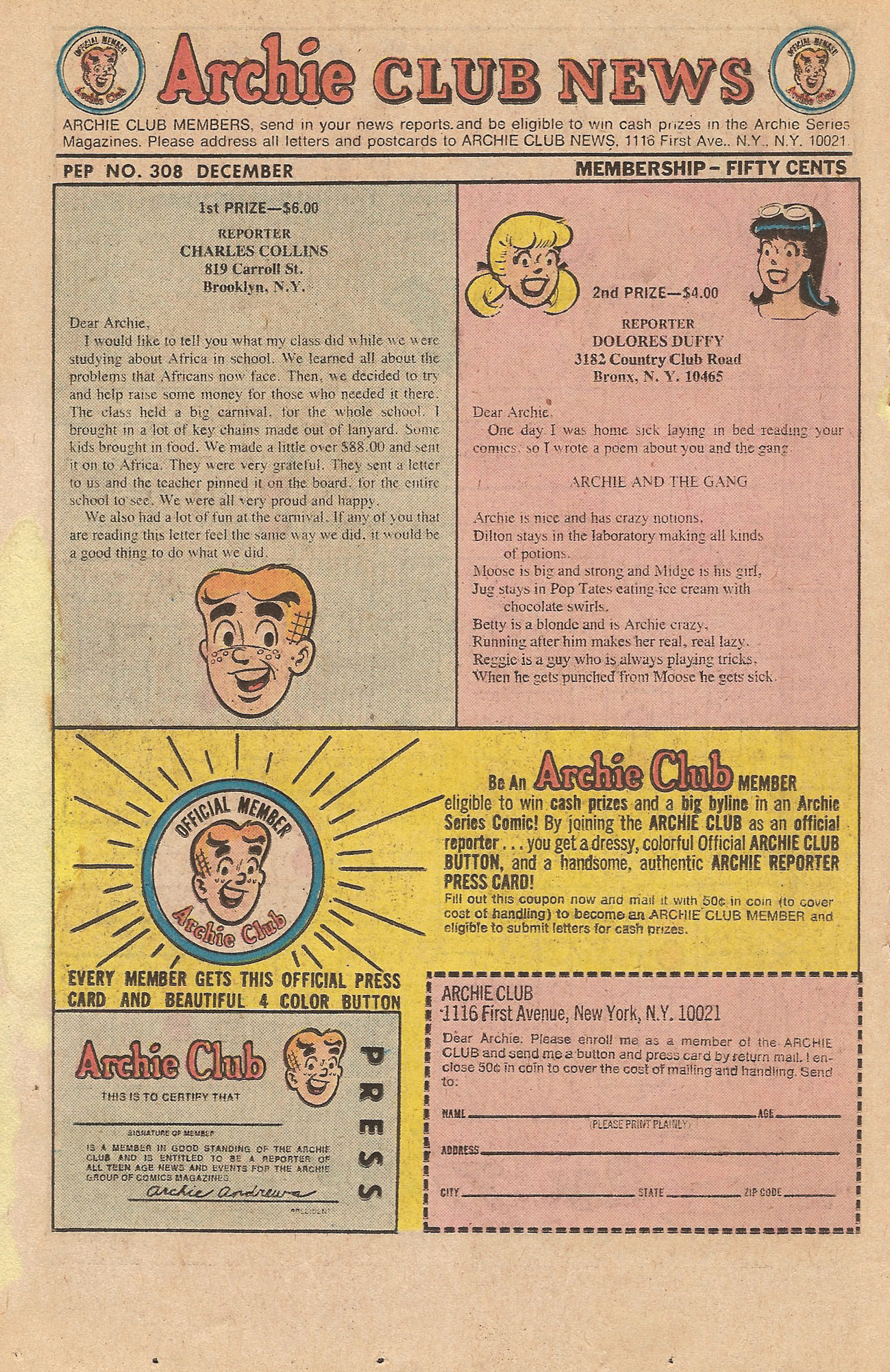 Read online Pep Comics comic -  Issue #308 - 18