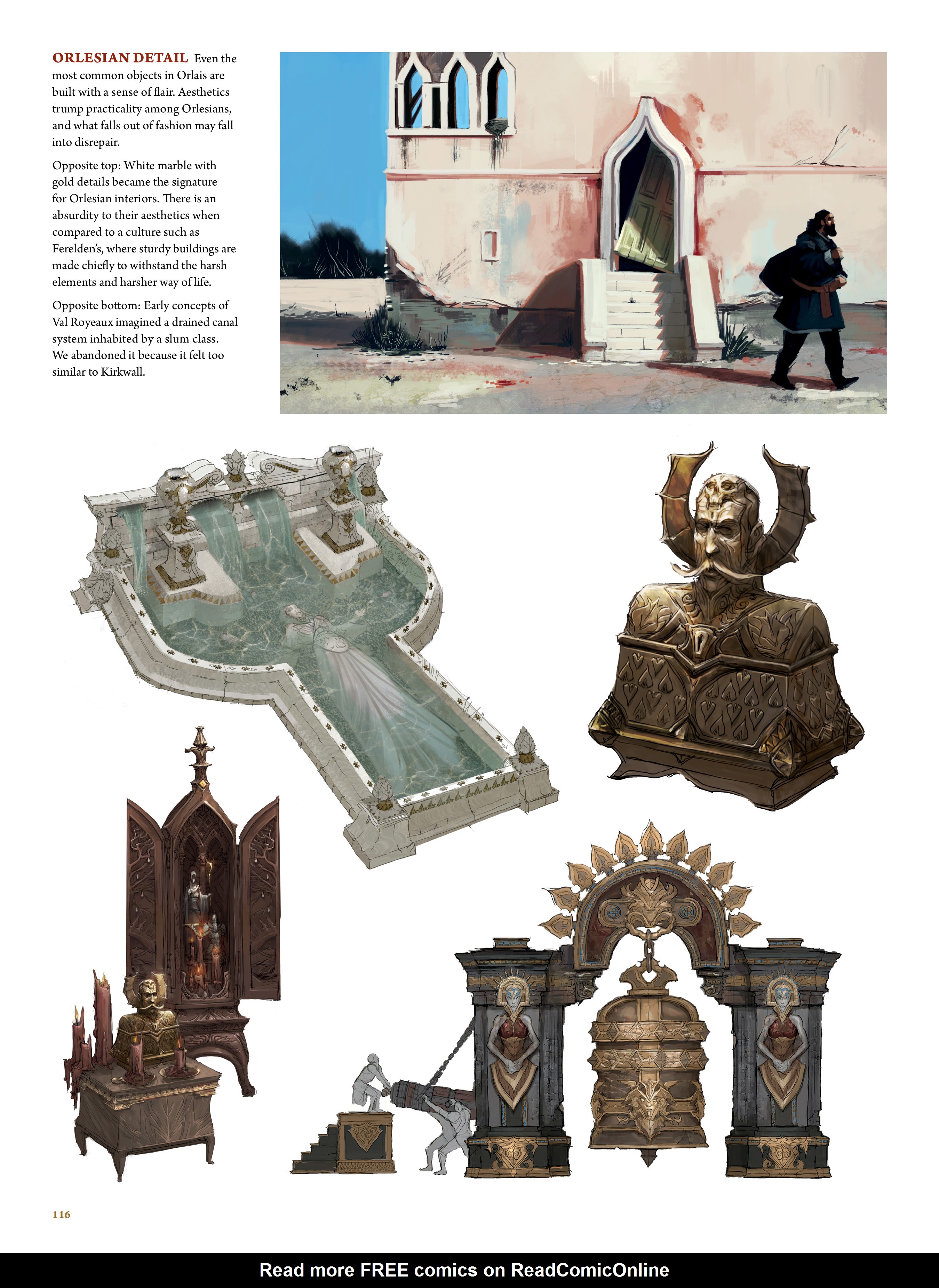 Read online The Art of Dragon Age: Inquisition comic -  Issue # TPB (Part 2) - 4