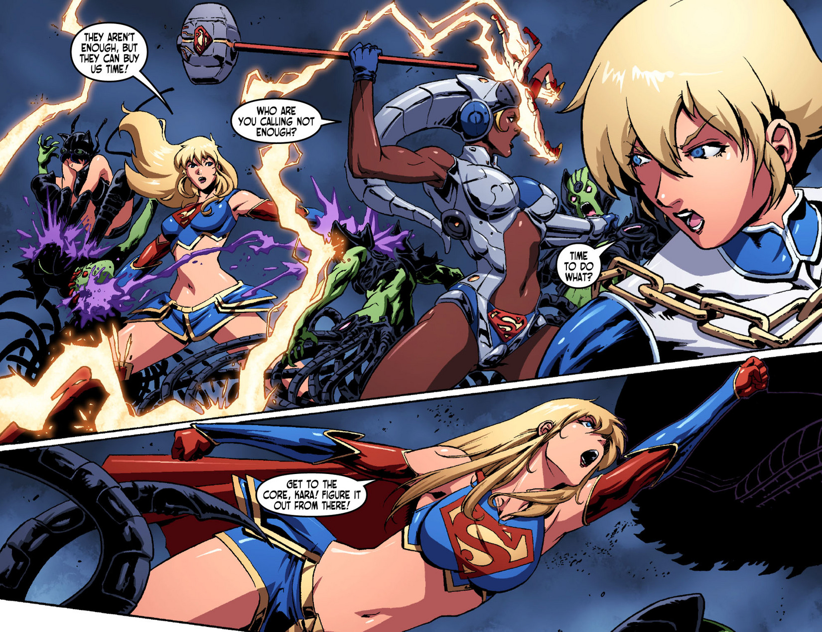 Read online Ame-Comi: Supergirl comic -  Issue #2 - 12