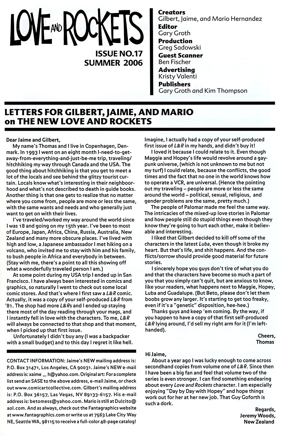 Read online Love and Rockets (2001) comic -  Issue #17 - 31