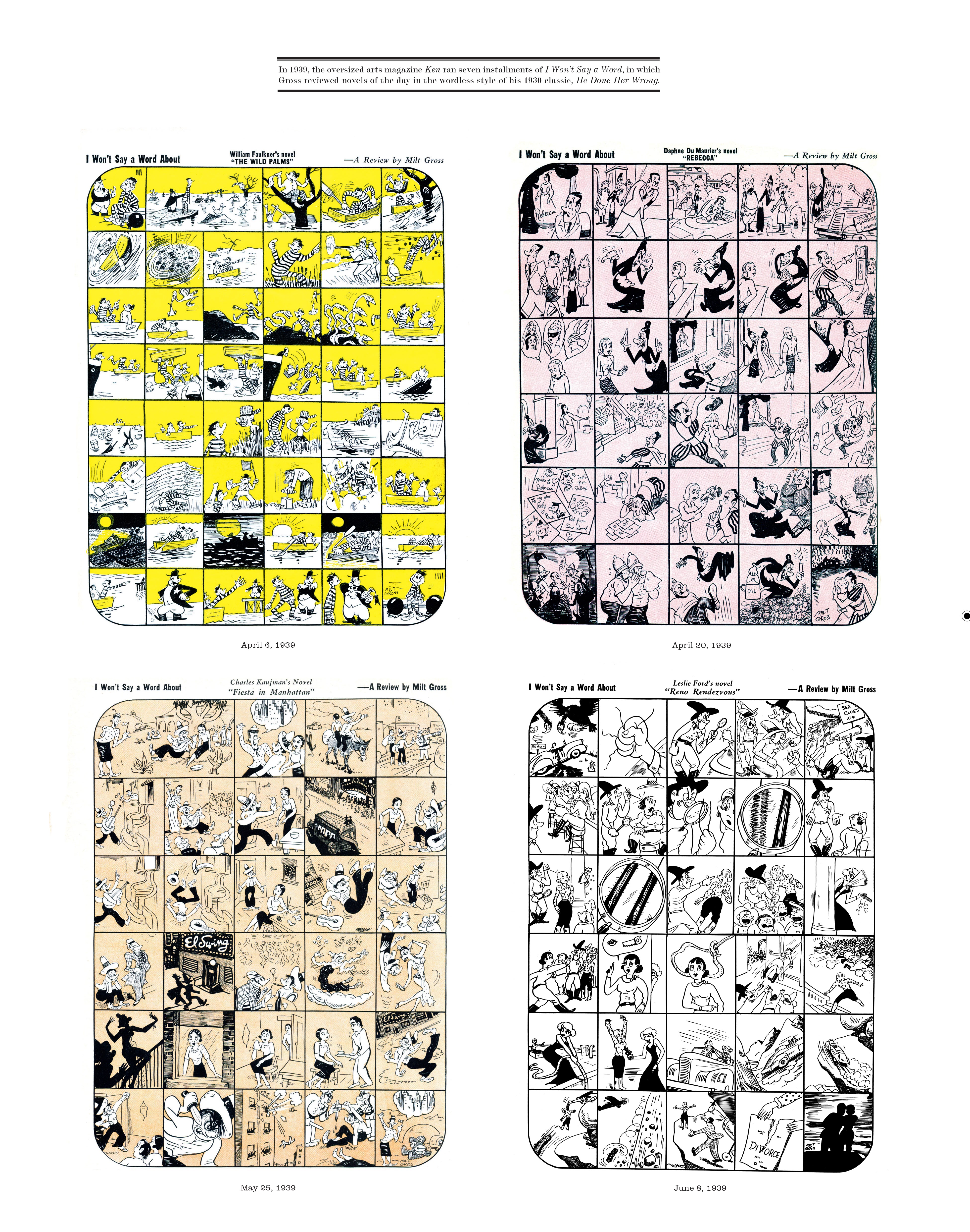 Read online Gross Exaggerations: The Meshuga Comic Strips of Milt Gross comic -  Issue # TPB - 14