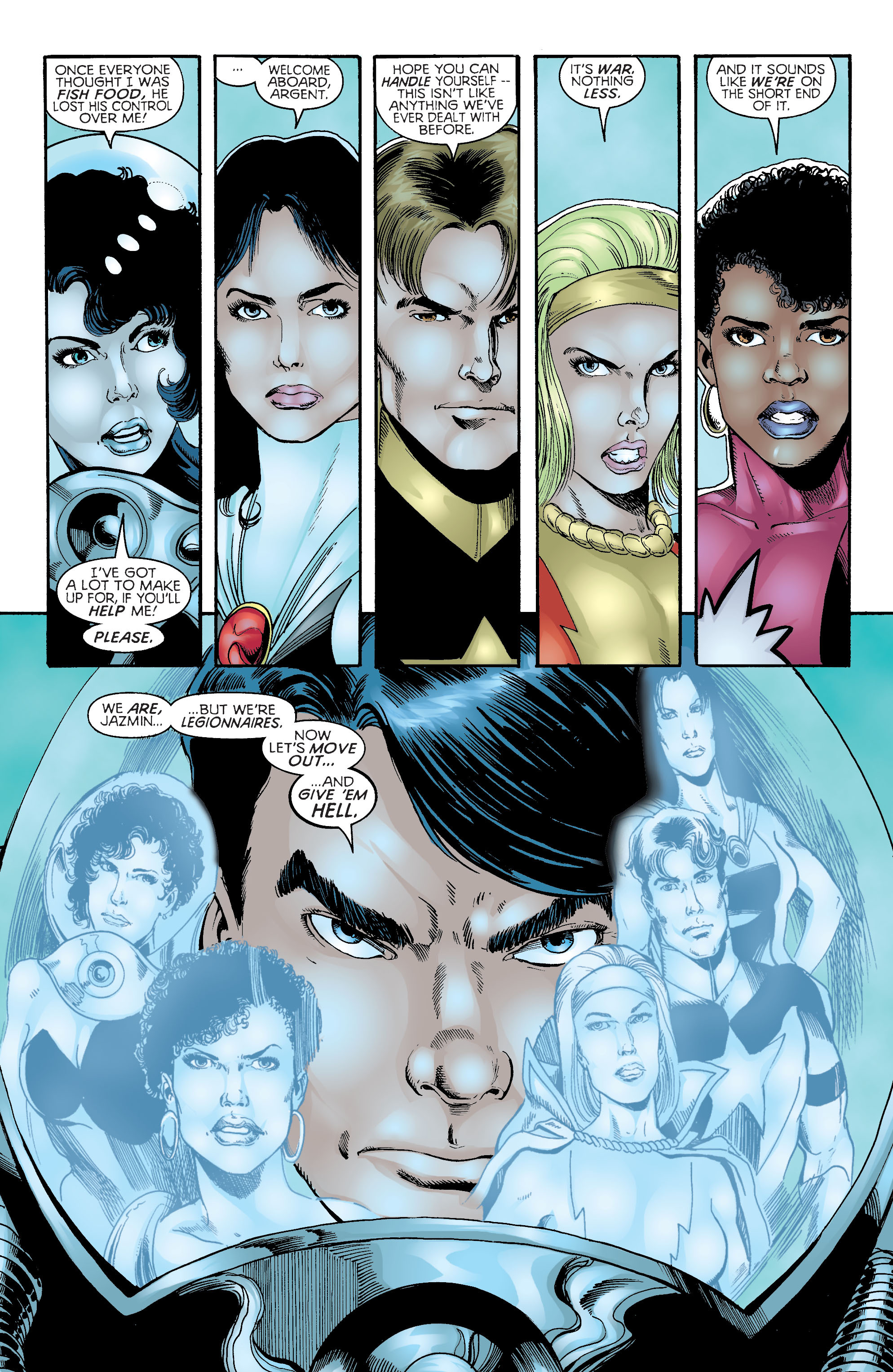 Read online Titans/Legion of Super-Heroes: Universe Ablaze comic -  Issue #4 - 28