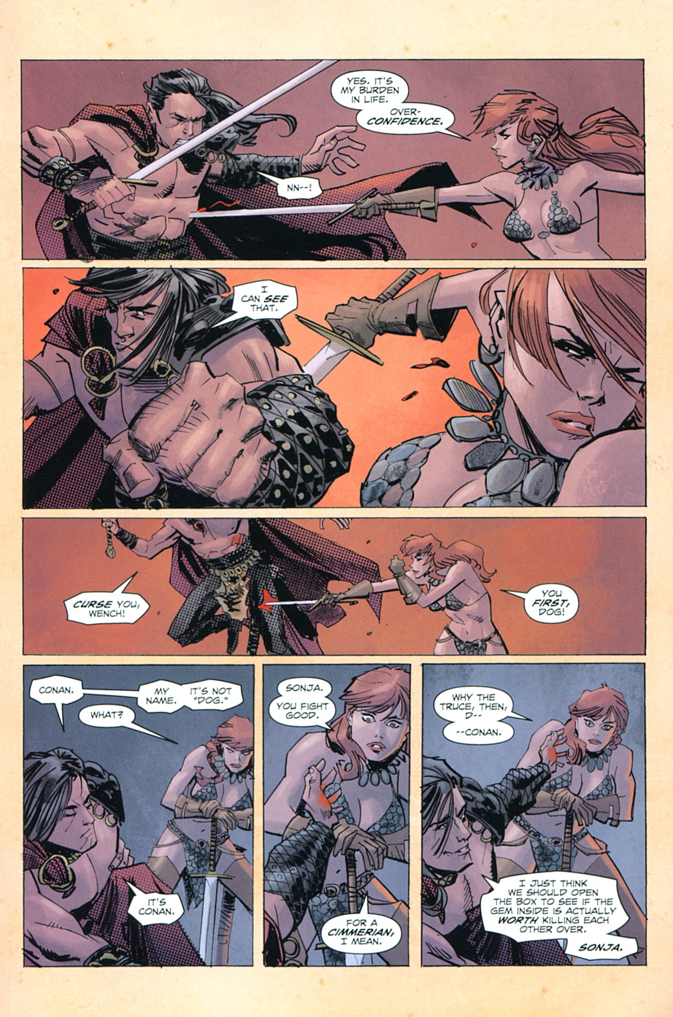 Read online Conan Red Sonja comic -  Issue #1 - 22