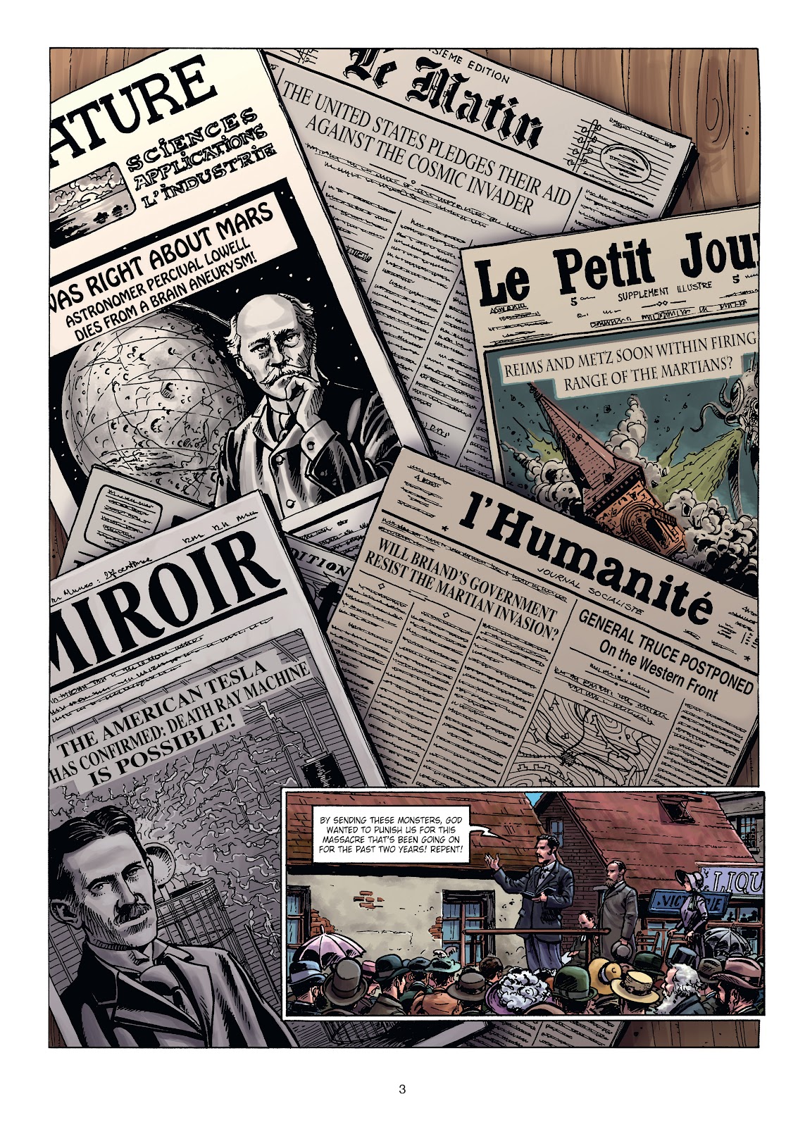 War of the World War One Vol. 3: The Monsters from Mars issue Full - Page 3
