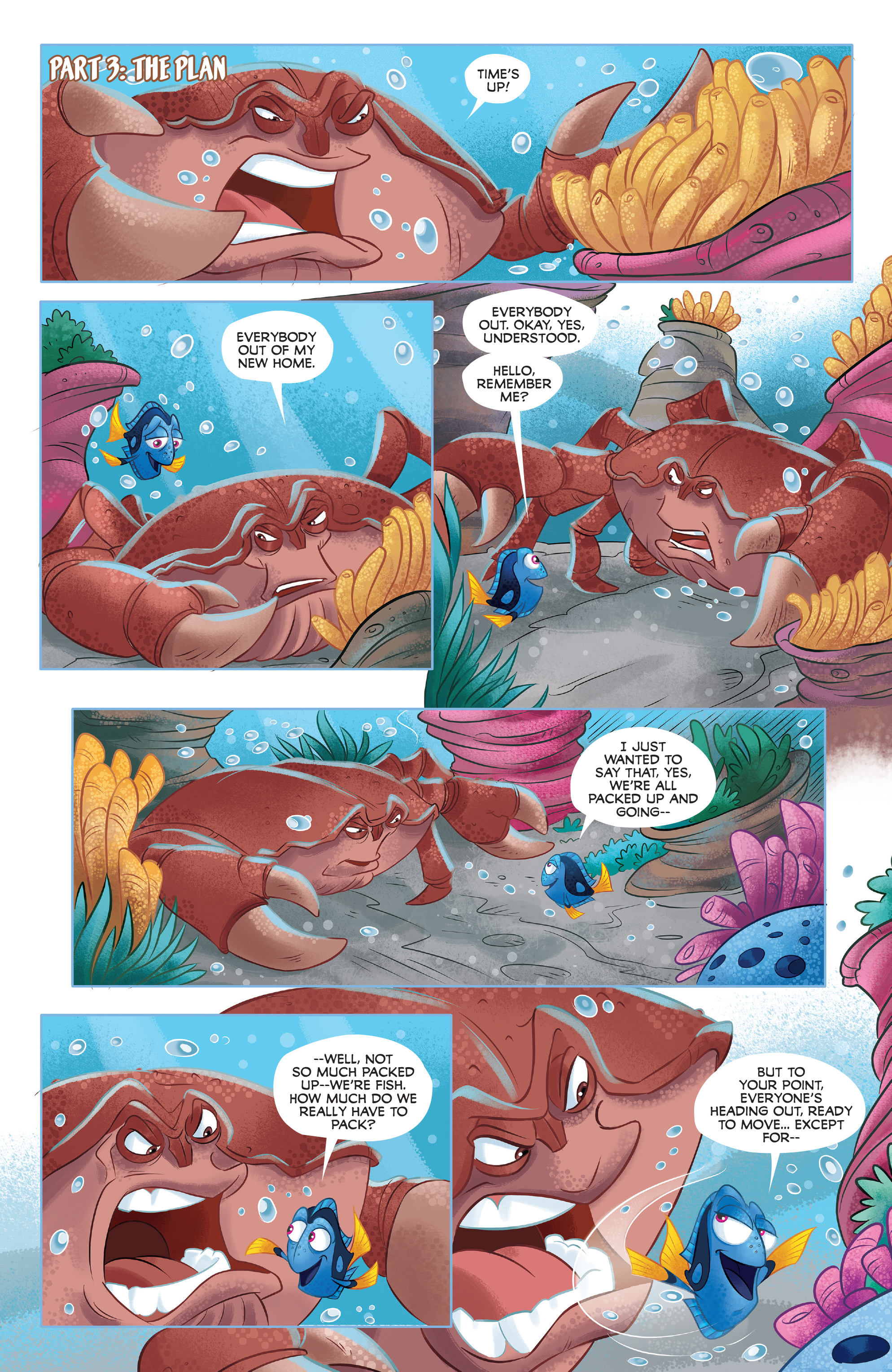 Read online Disney Pixar Finding Dory comic -  Issue #3 - 16