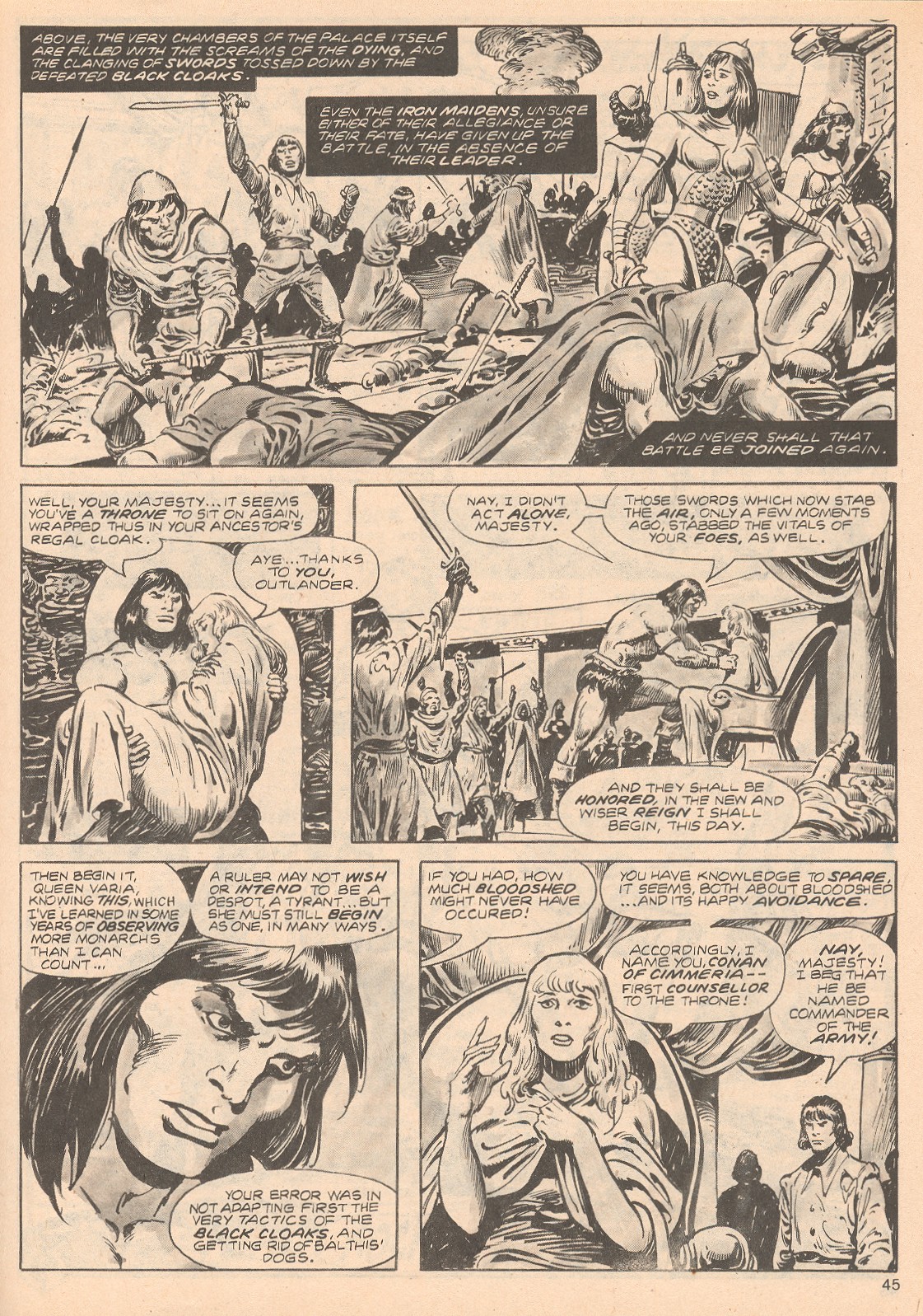 Read online The Savage Sword Of Conan comic -  Issue #68 - 45