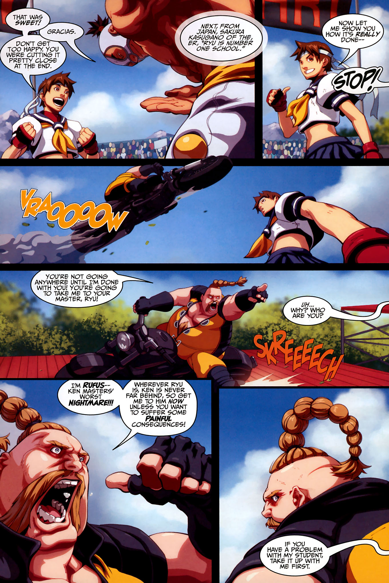 Read online Street Fighter IV comic -  Issue #2 - 18