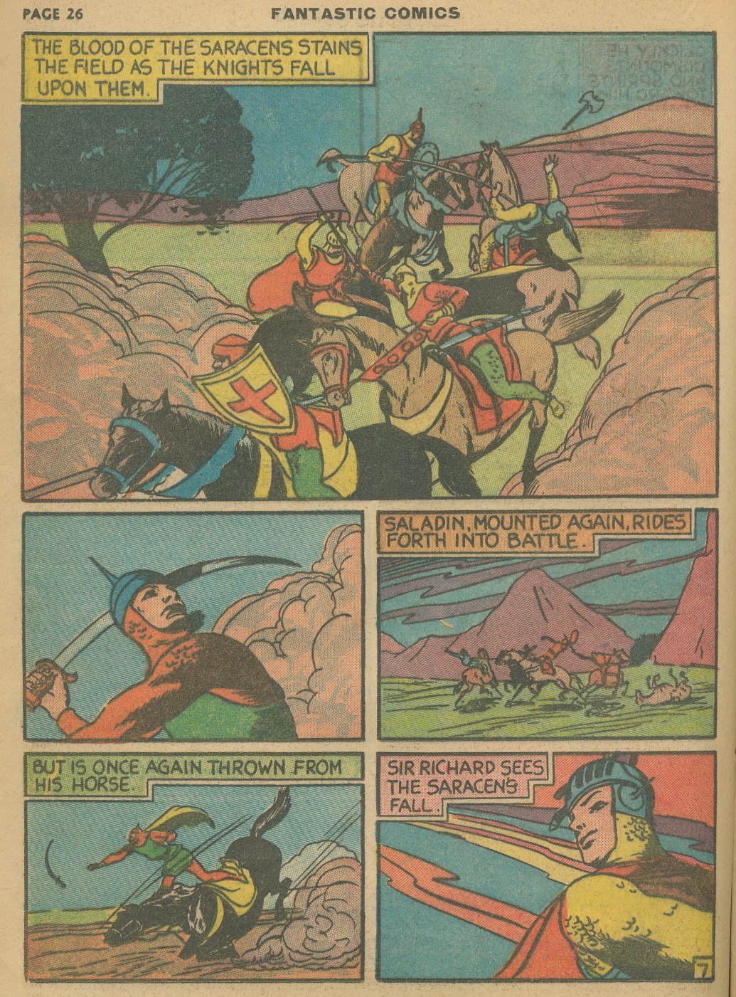 Read online Fantastic Comics comic -  Issue #8 - 28