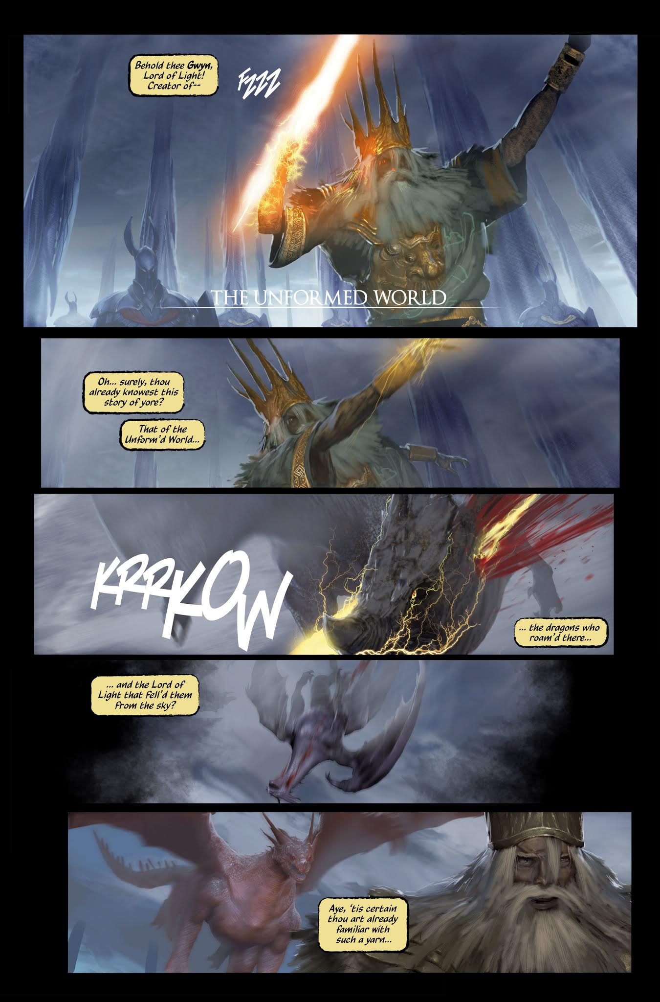 Read online Dark Souls: The Age of Fire comic -  Issue #1 - 6