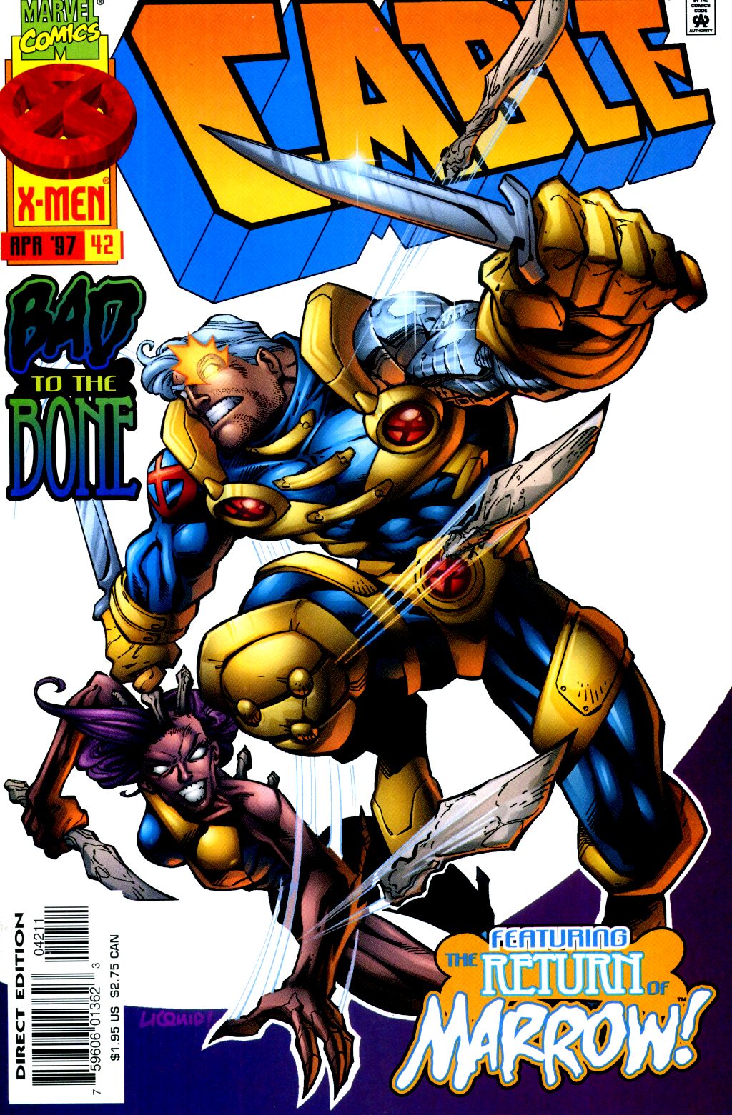 Read online Cable (1993) comic -  Issue #42 - 1