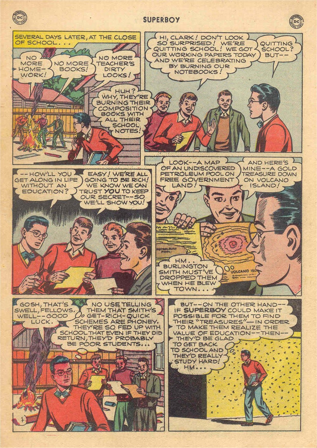 Read online Superboy (1949) comic -  Issue #10 - 17