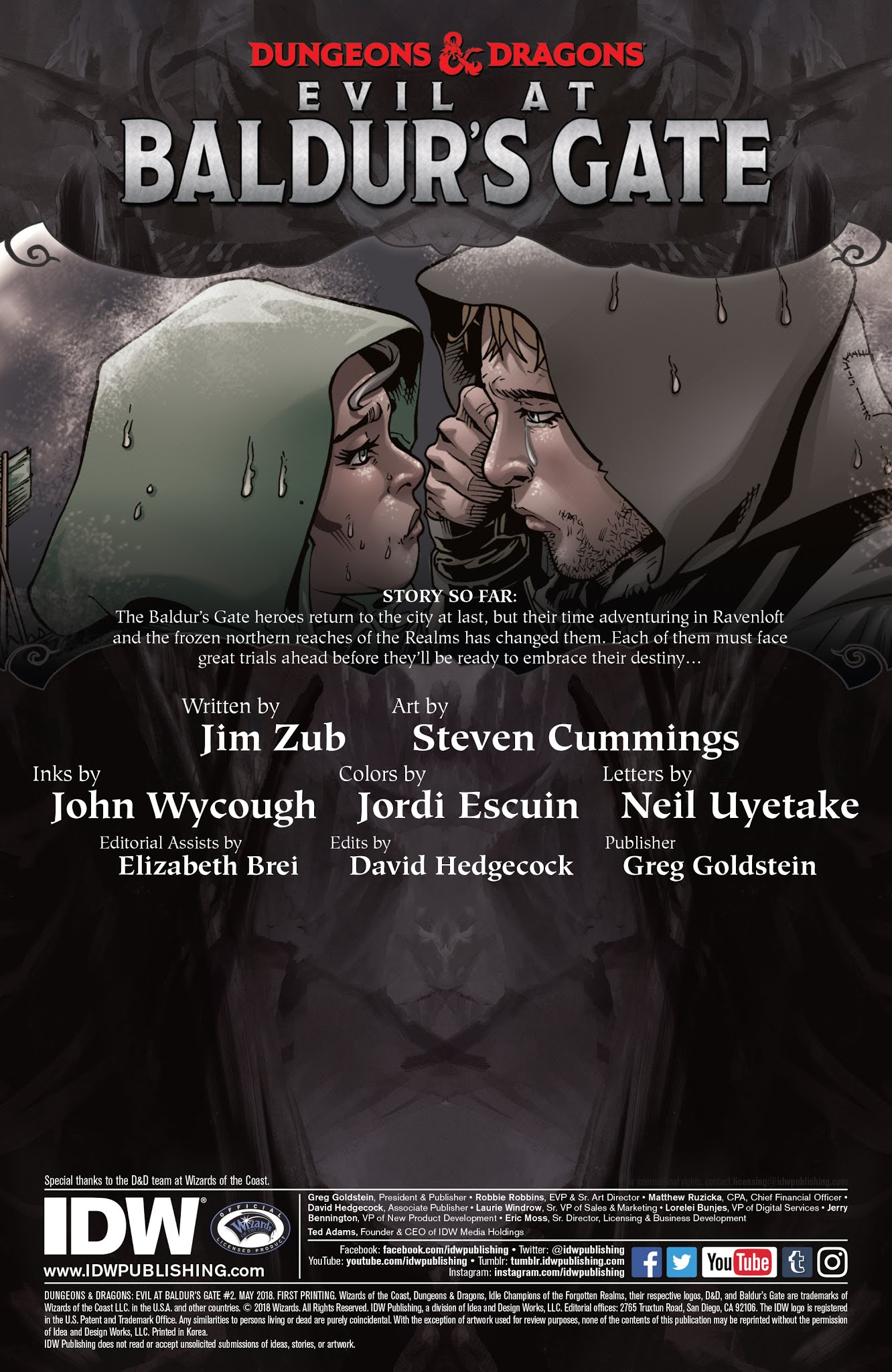 Read online Dungeons & Dragons: Evil At Baldur's Gate comic -  Issue #2 - 2