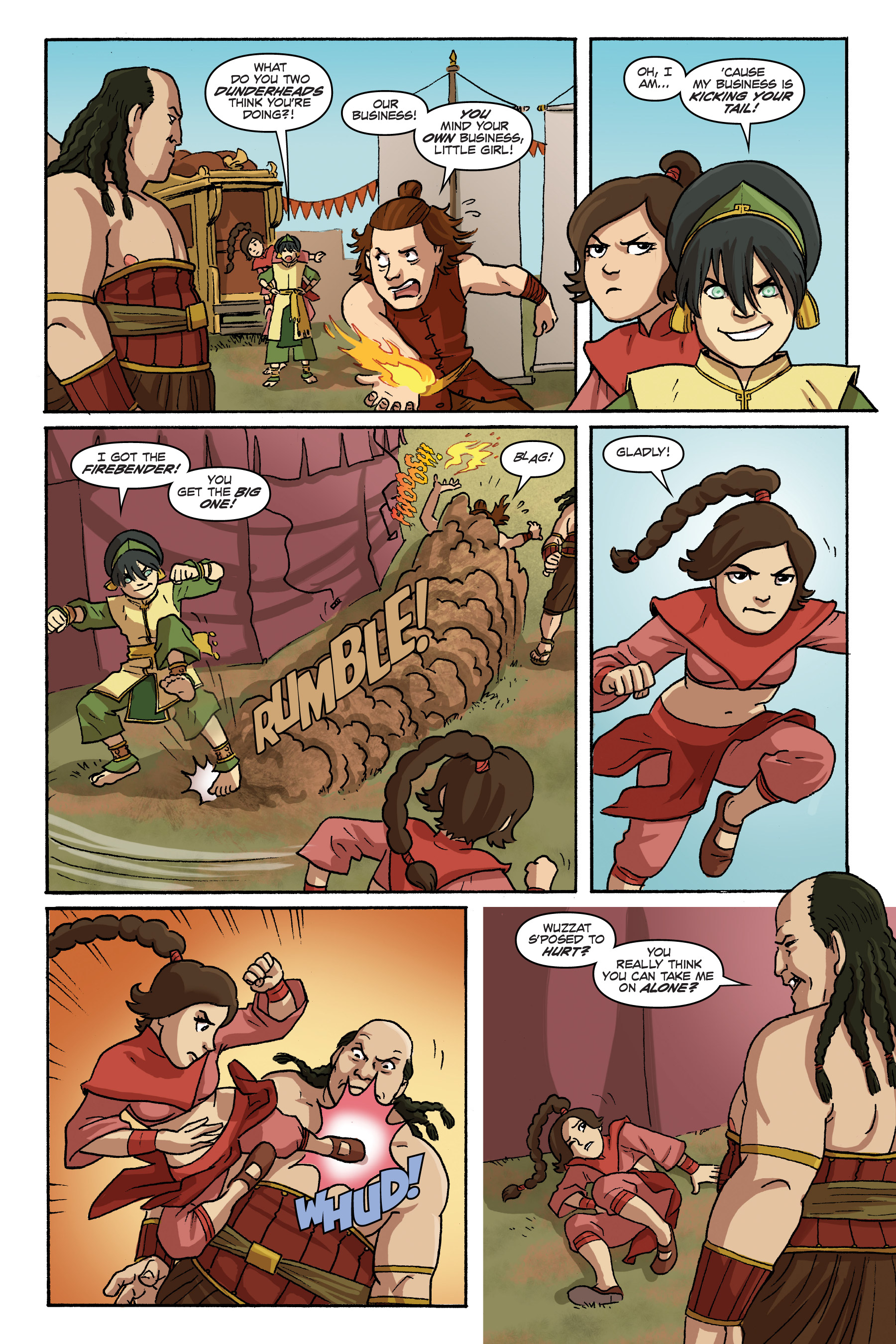 Read online Nickelodeon Avatar: The Last Airbender - Team Avatar Tales comic -  Issue # TPB - 57
